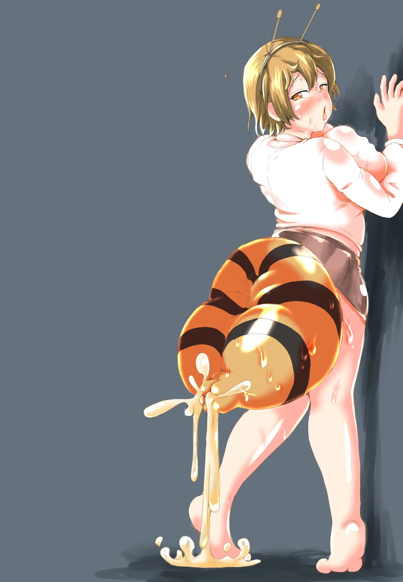 たまごあれるぎーイラスト集(2)【蜂娘編】[无文字] page 15 original parody - insect girl shemale hentai manga - read online free