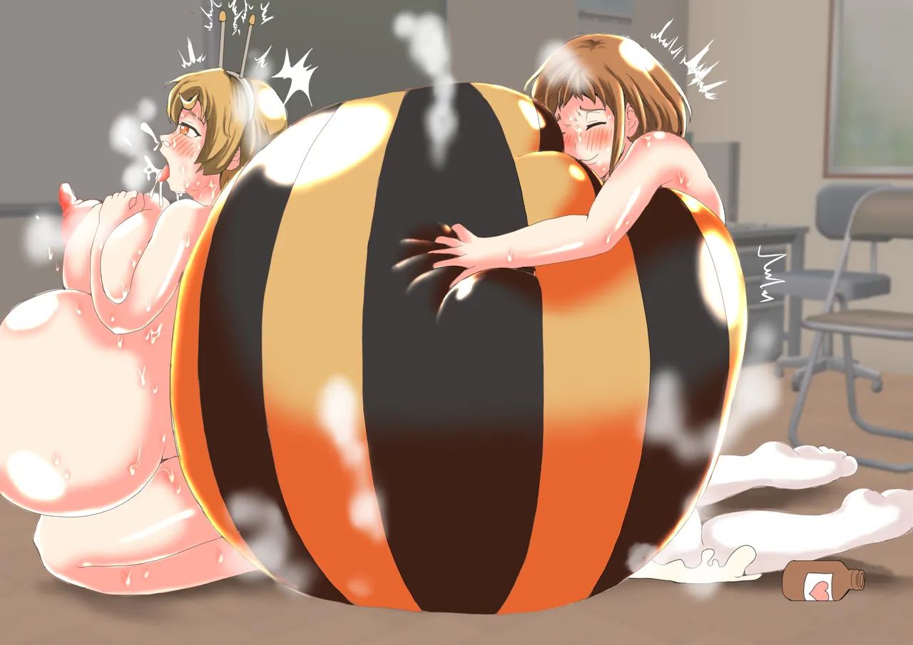 たまごあれるぎーイラスト集(2)【蜂娘編】[无文字] page 61 original parody - insect girl shemale hentai manga - read online free