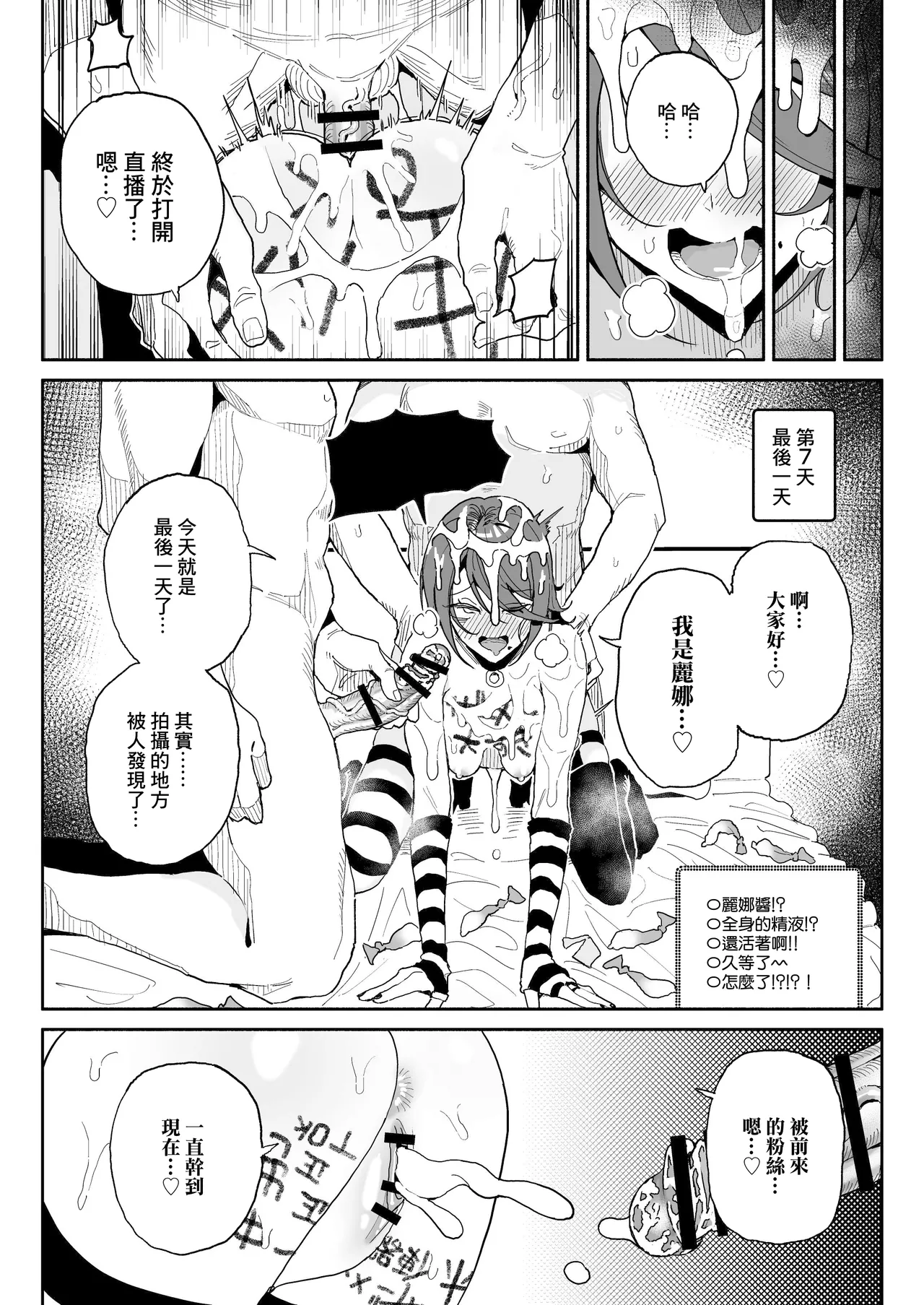 Chin Kagi Kei Haishinsha Isshuukan Chinkasu Zamen Seikatsu | 聞鷄系主播一週包皮垢精液生活 page 27 original parody - handjob kissing hentai manga - read online free