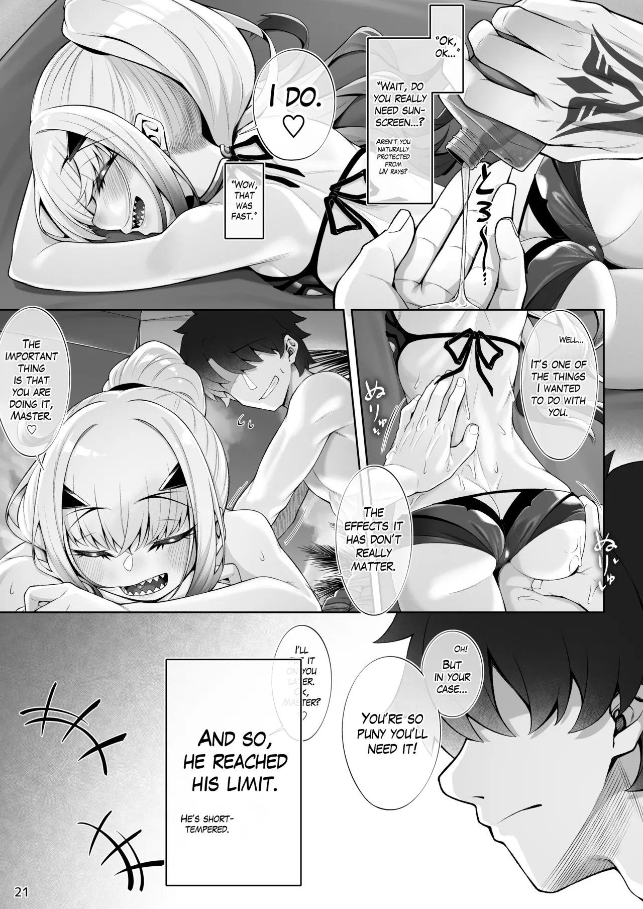 Mizugi Melusine to Iroiro Ecchi Hon | Doing all kinds of lewd things with Melusine in her swimsuit page 22 featuring gudao fate grand order parody - sole female sole male hentai manga - read online free