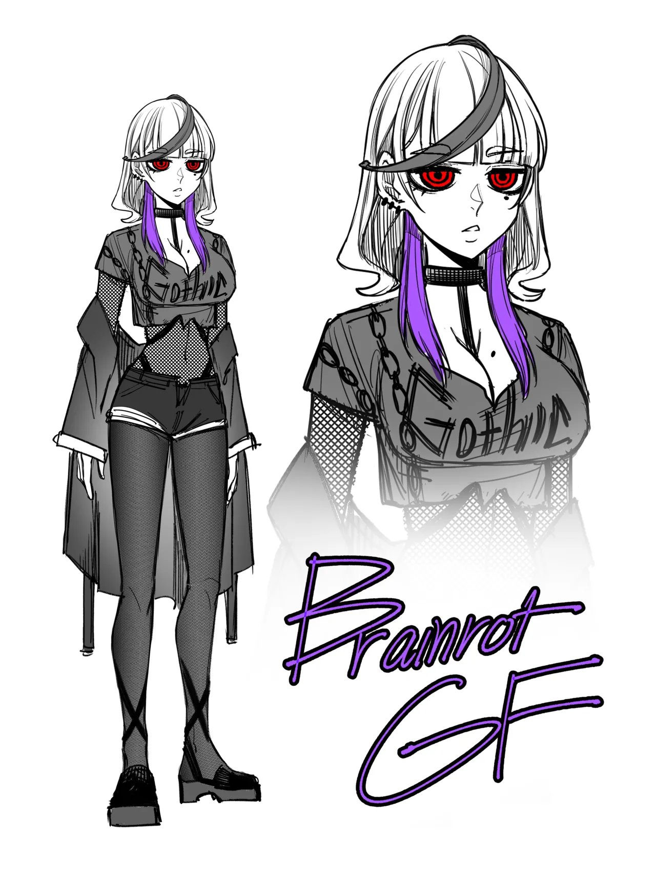 Brainrot Girlfriend page 32 original parody - big breasts hotpants hentai manga - read online free