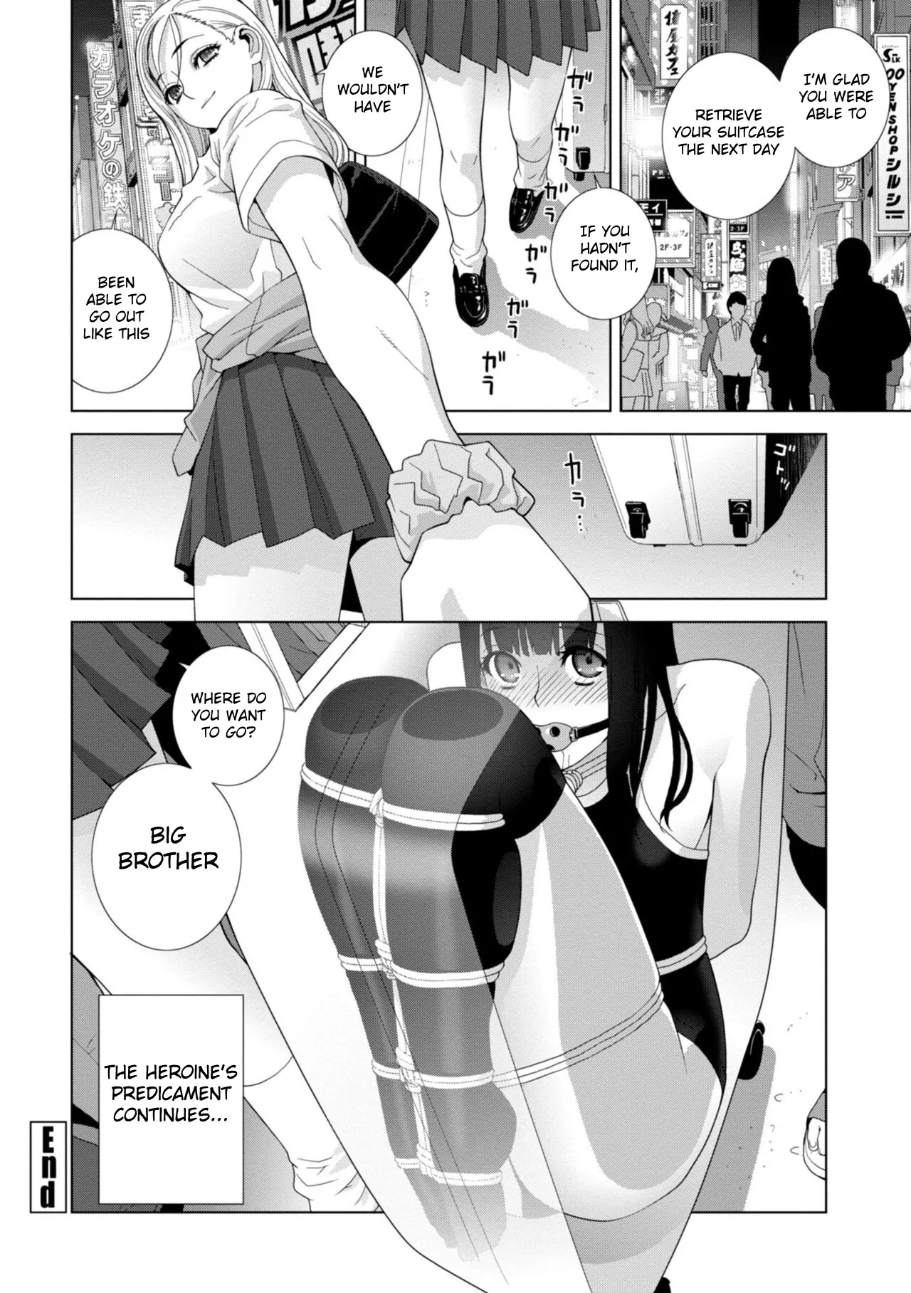 Forced into Cross-Dressing by My Younger Sister page 41 original parody - rough translation femdom hentai manga - read online free