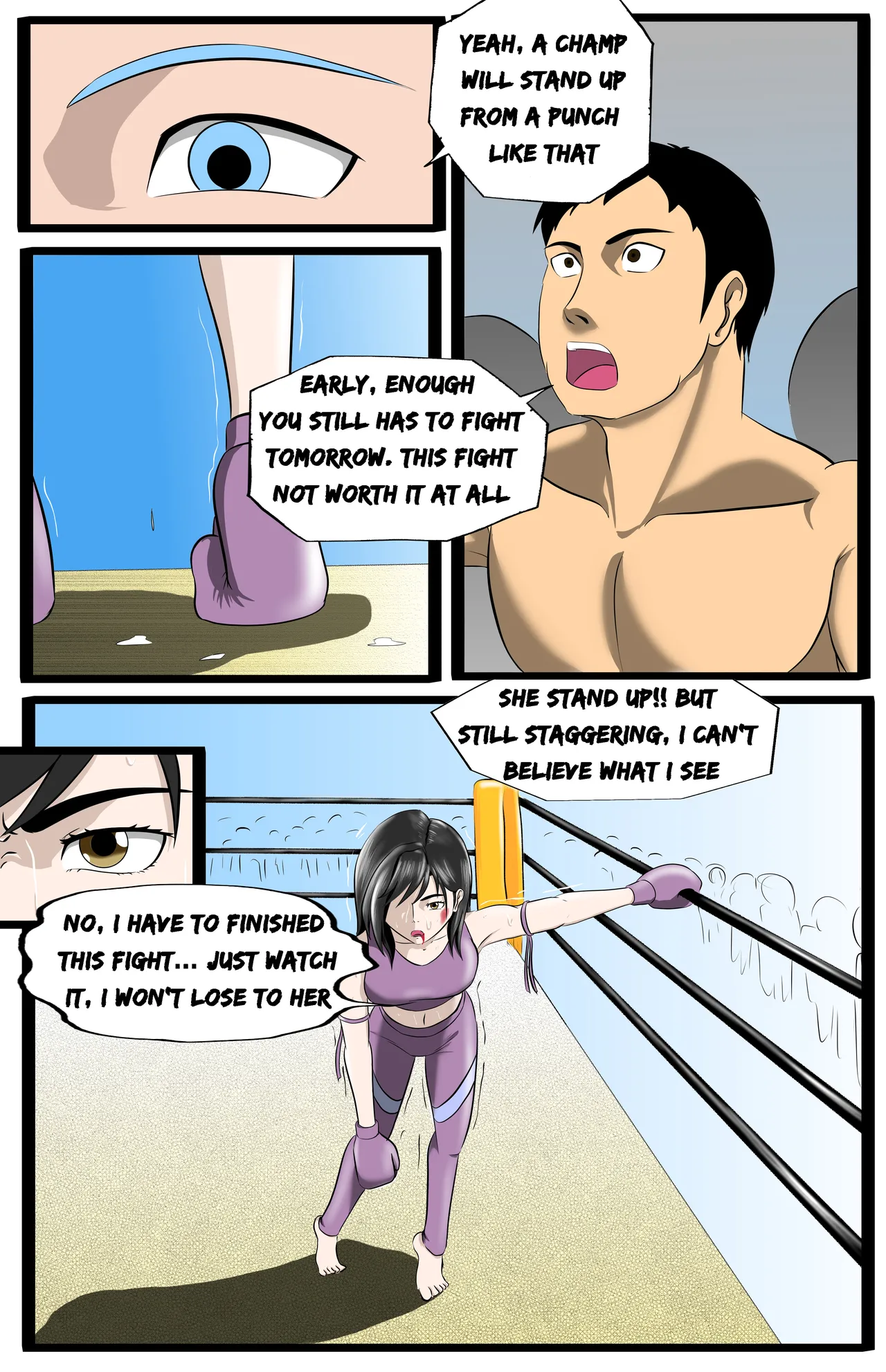 Early's Rival page 20 - femdom ryona hentai manga - read online free