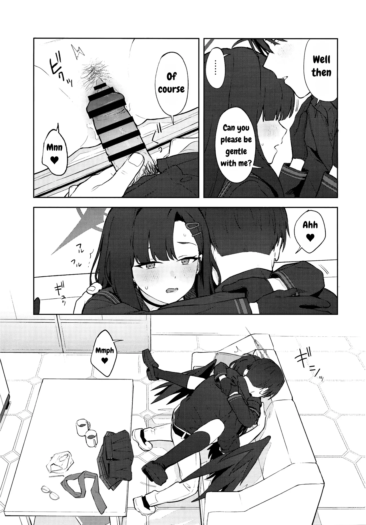 Sukissu! | I love you! page 28 featuring sensei blue archive parody - wings glasses hentai manga - read online free