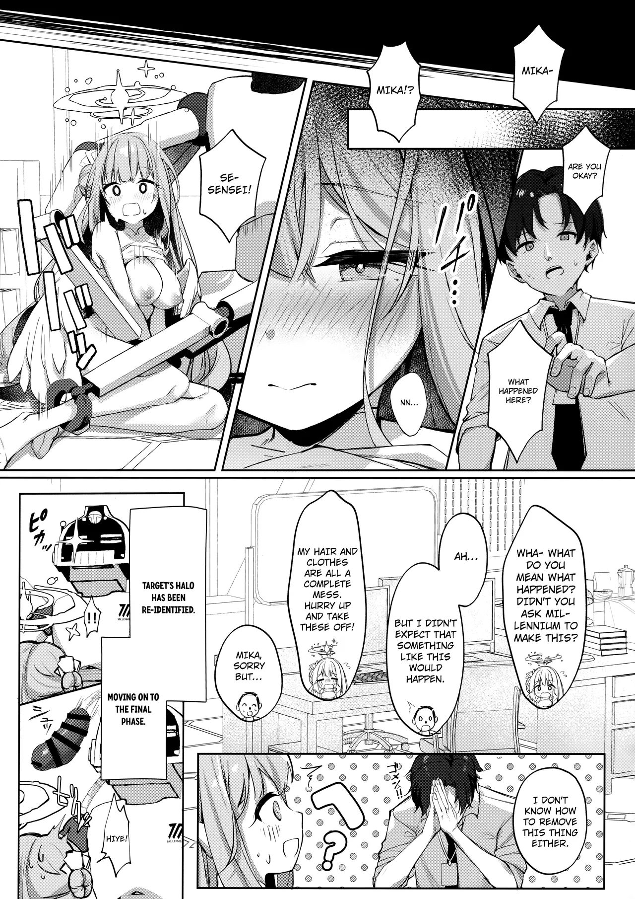 Mika no Jinkaku Kyousei Nikki | Mika's Correction Diary page 16 featuring mika misono blue archive parody - wings machine hentai manga - read online free