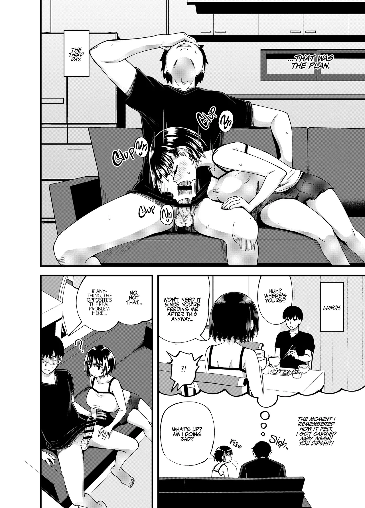 Soen ni Natteta Osananajimi ga Okuchi Onaho Gayoi Shite Kuru Mikkakan | Three Days Treating My Estranged Friend As An Oral Fuckhole page 28 original parody - big breasts emotionless sex hentai manga - read online free