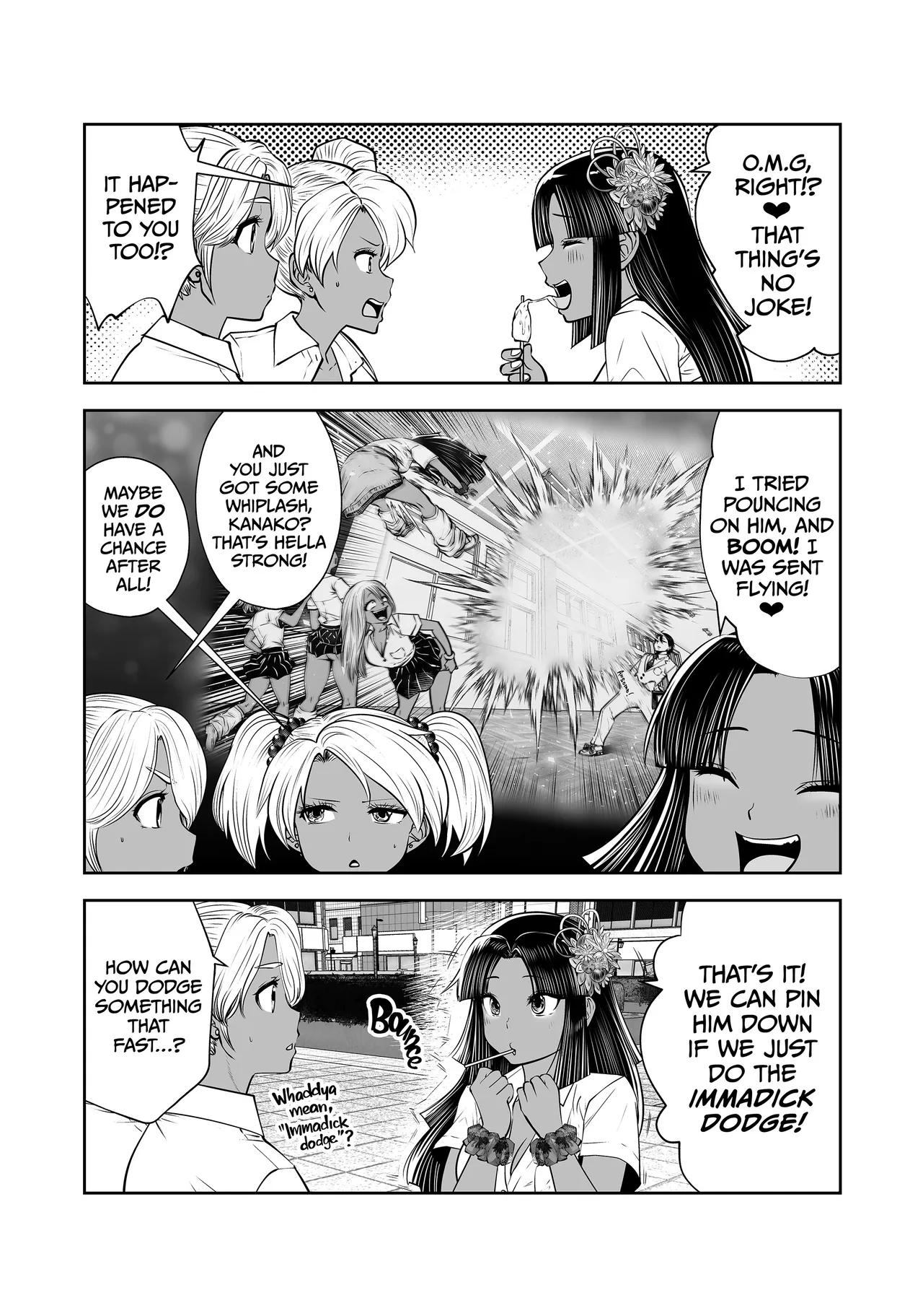 Transferred to the Gyaru Academy Chapter 35 page 14 - dark skin gyaru hentai manga - read online free