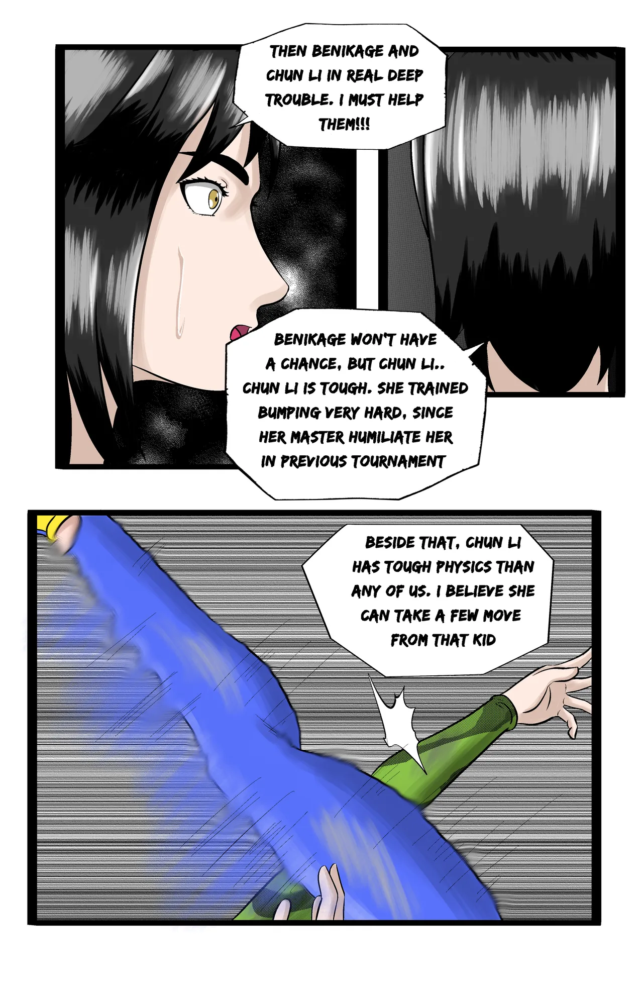 Infiltration page 135 featuring benikage - ryona wrestling hentai manga - read online free