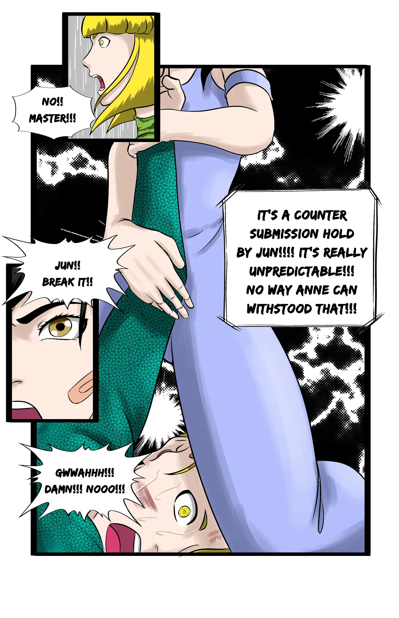 Infiltration page 191 featuring benikage - ryona wrestling hentai manga - read online free