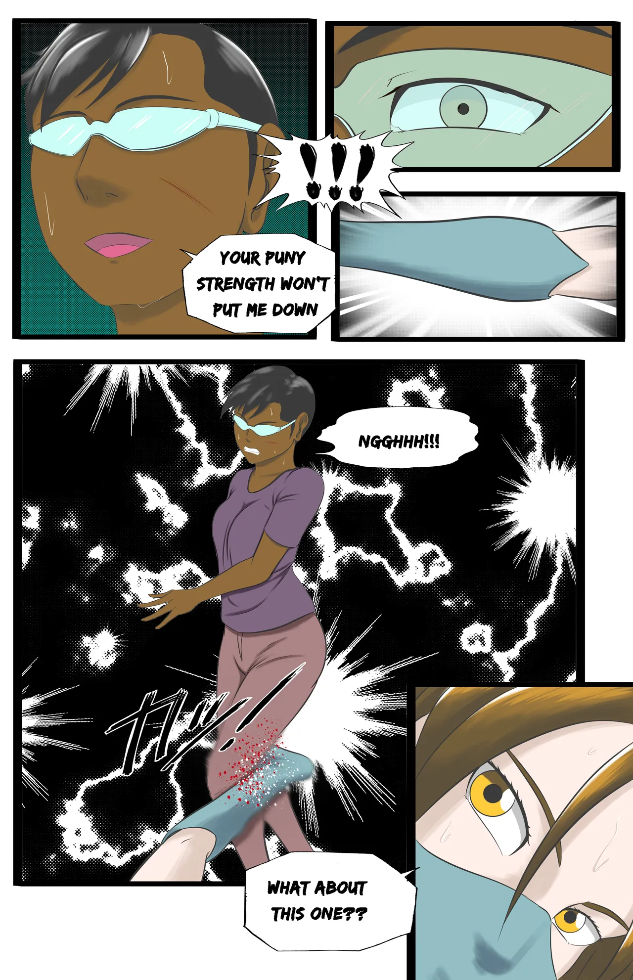 Infiltration page 26 featuring benikage - ryona wrestling hentai manga - read online free