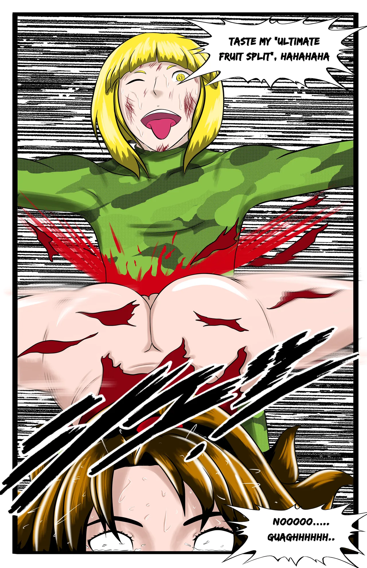 Infiltration page 63 featuring benikage - ryona wrestling hentai manga - read online free