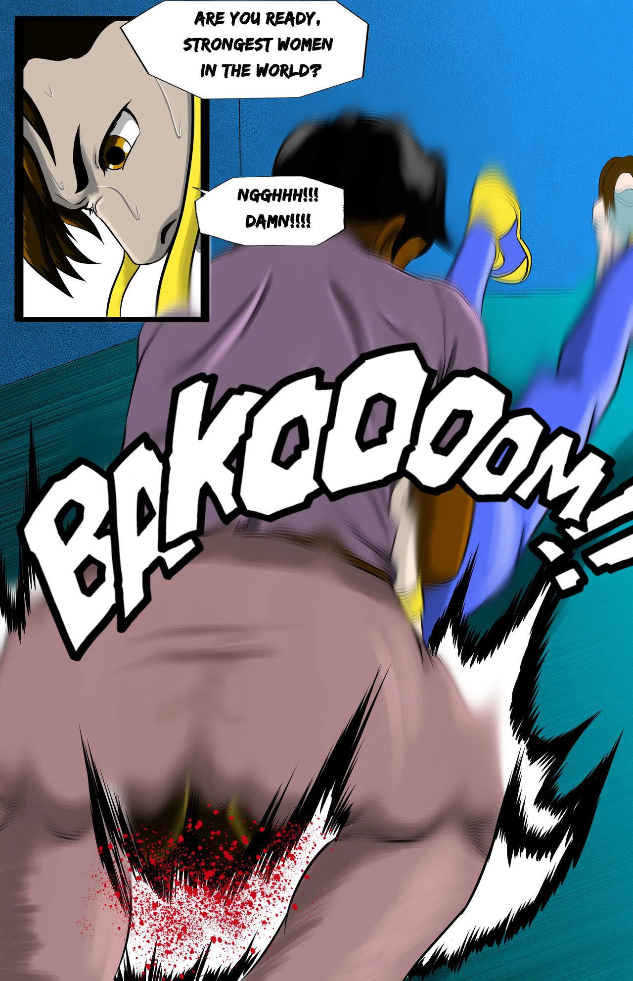 Infiltration page 69 featuring benikage - ryona wrestling hentai manga - read online free