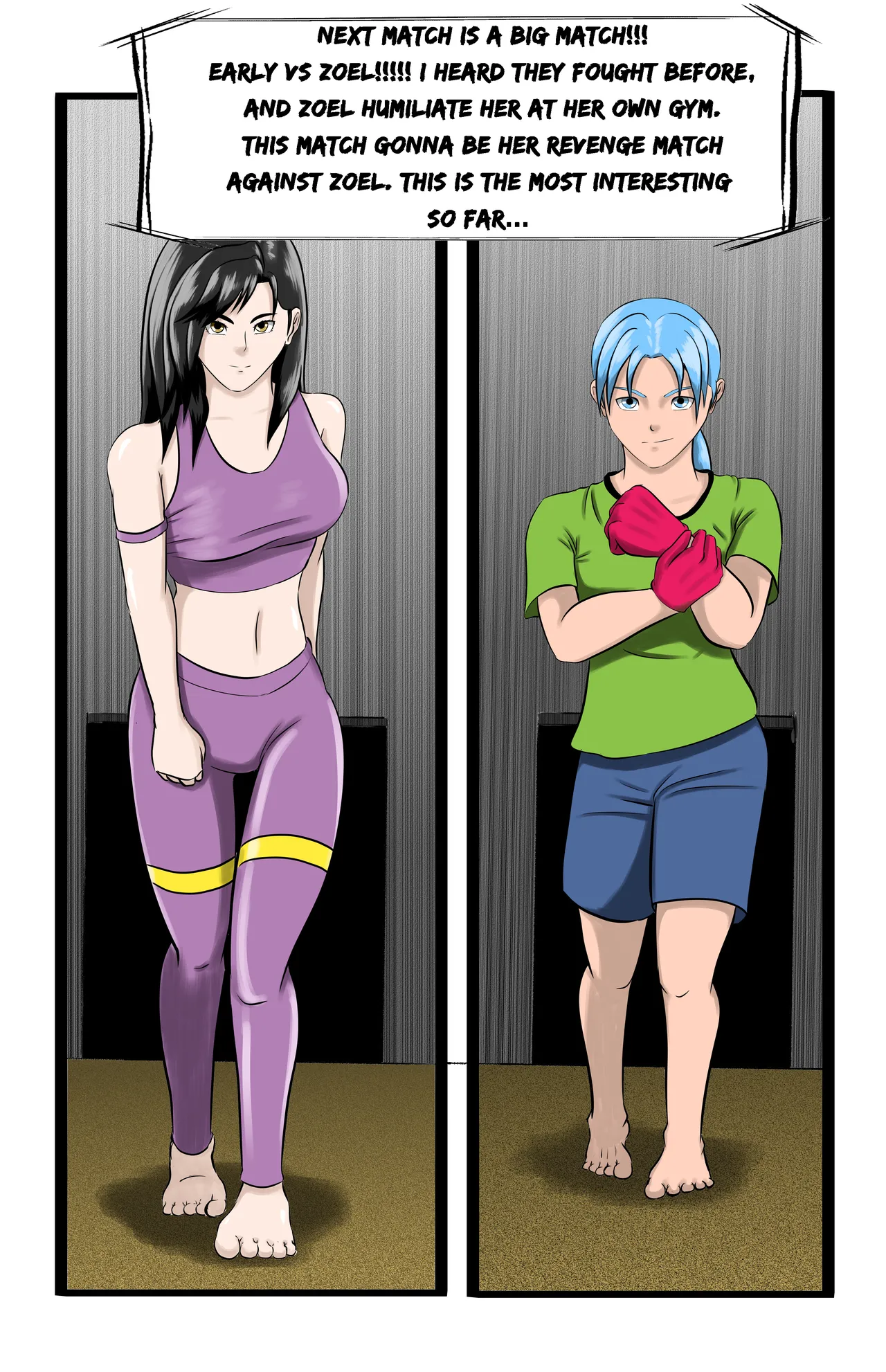 Infiltration page 82 featuring benikage - ryona wrestling hentai manga - read online free