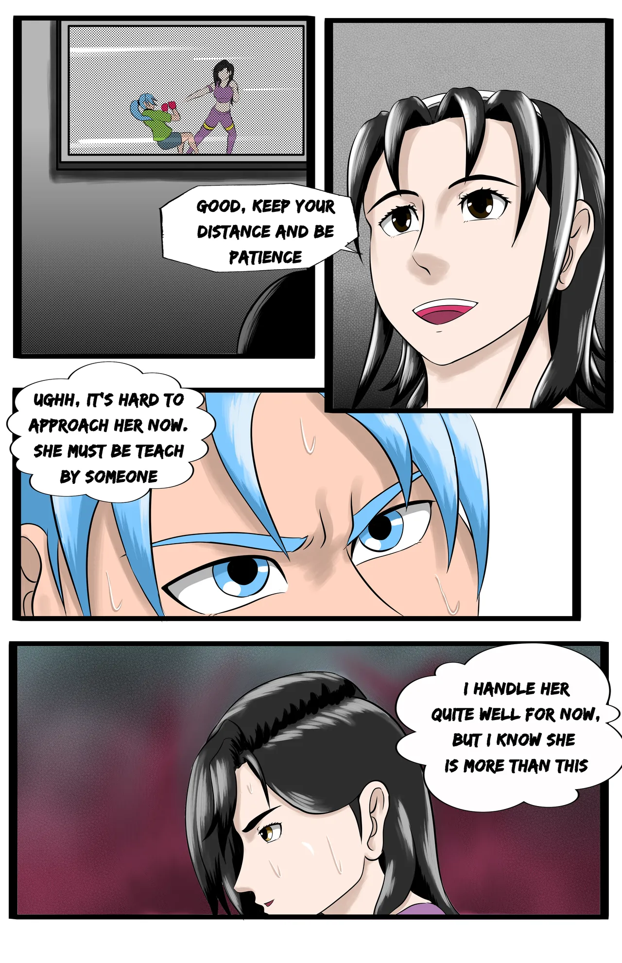 Infiltration page 87 featuring benikage - ryona wrestling hentai manga - read online free