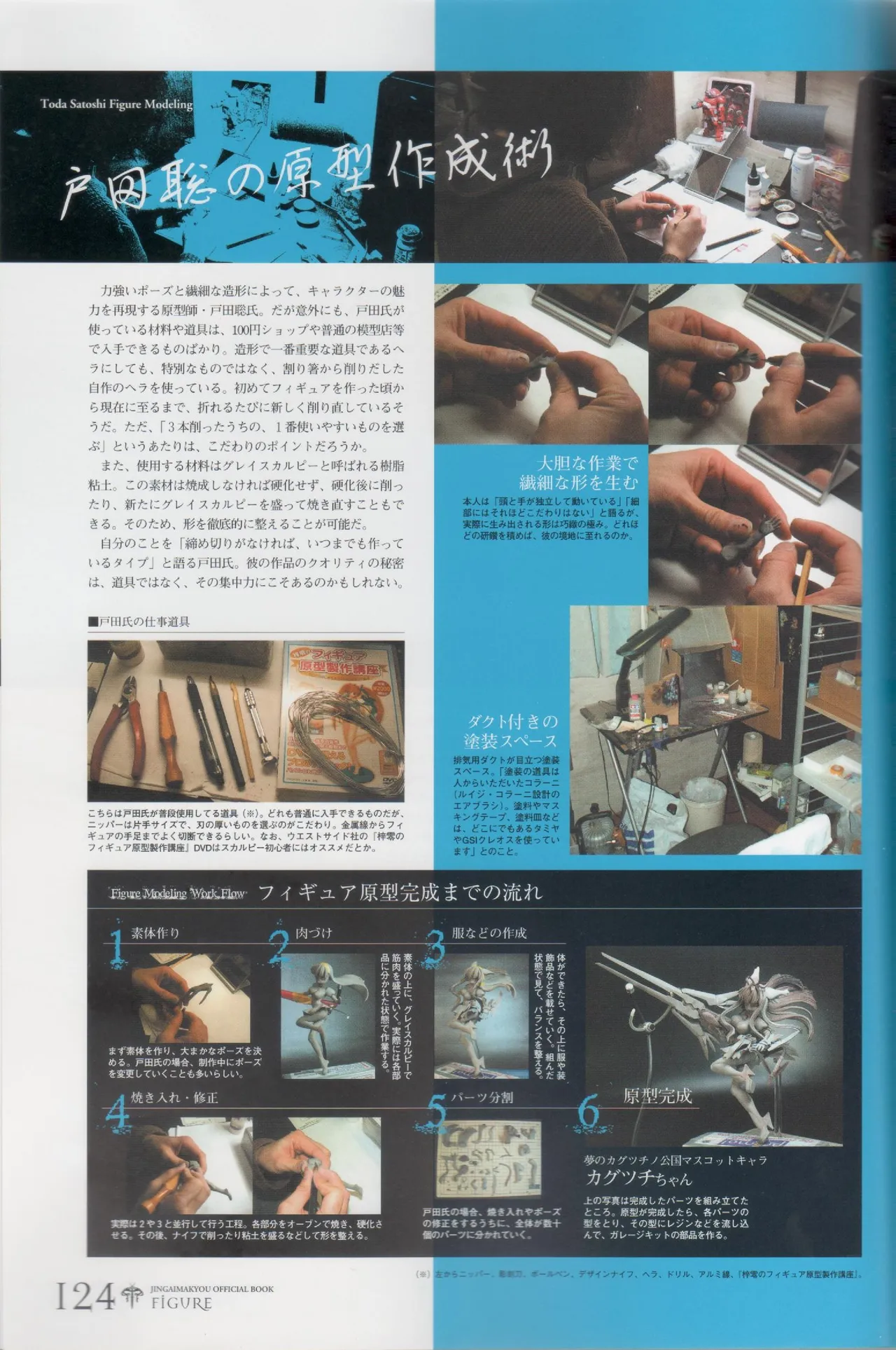 Hyakka Emaki: Jingai Makyo Official Guidebook page 124 - artbook mosaic censorship hentai manga - read online free