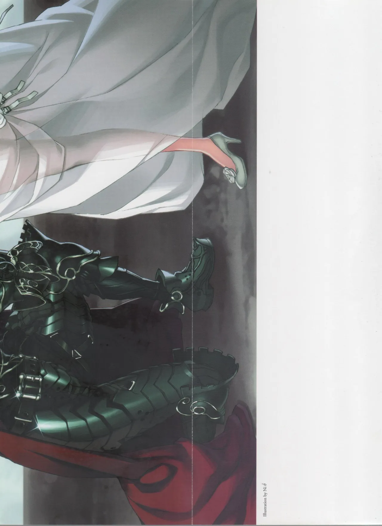 Hyakka Emaki: Jingai Makyo Official Guidebook page 146 - artbook mosaic censorship hentai manga - read online free