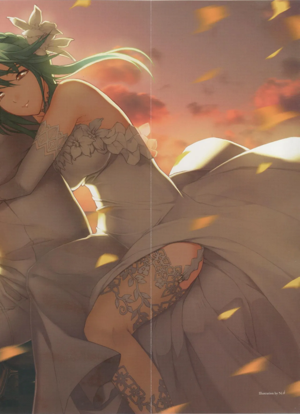 Hyakka Emaki: Jingai Makyo Official Guidebook page 150 - mosaic censorship artbook hentai manga - read online free