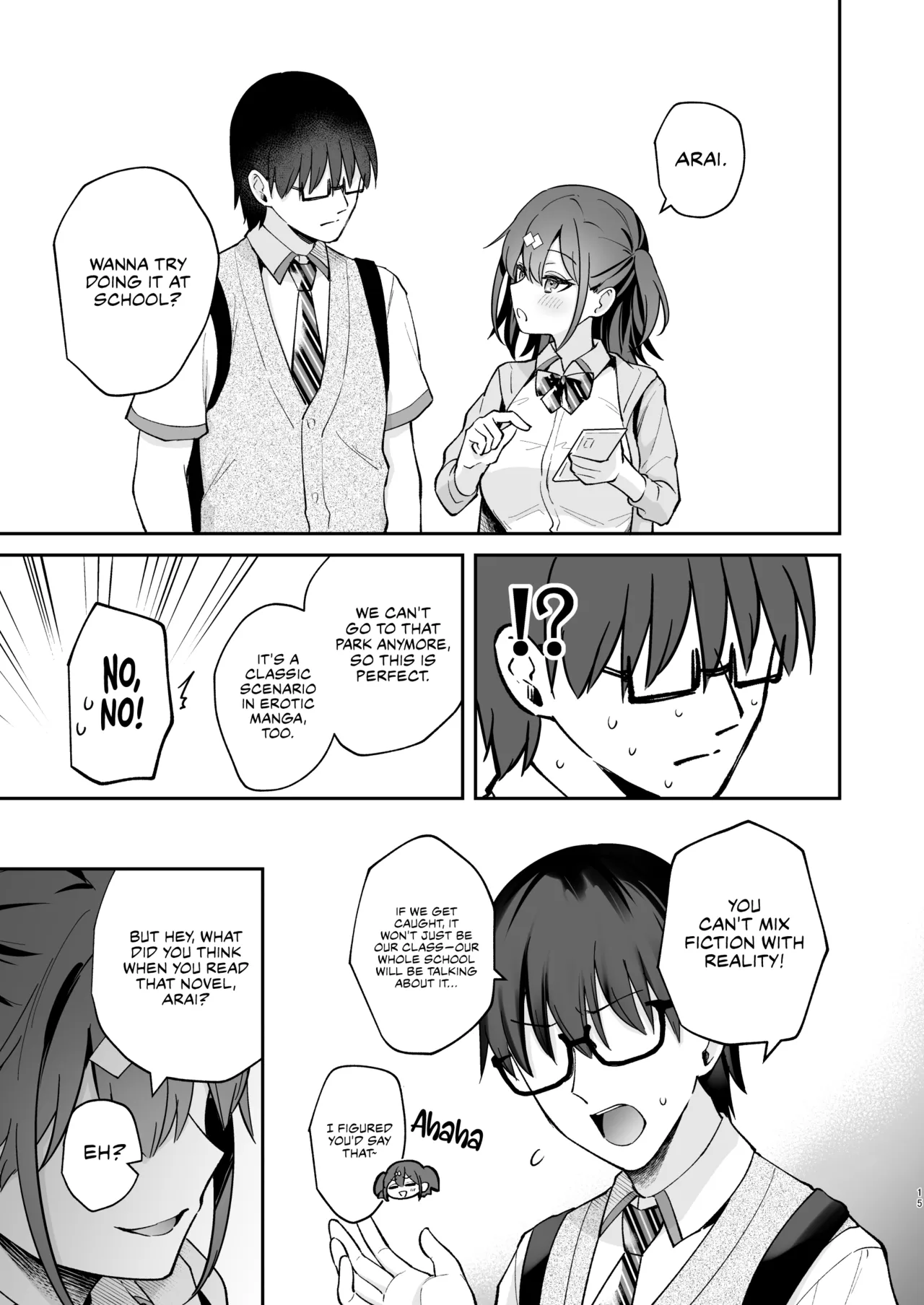 [Calm White (Mashiro Shirako)] Ero Shousetsu Mitai na Seishun H o YouCha Kanojo no Suito-san to - Better than fiction 2 [English] [Rirare Translation] [Digital] page 16 original parody - sole female sole male hentai manga - read online free