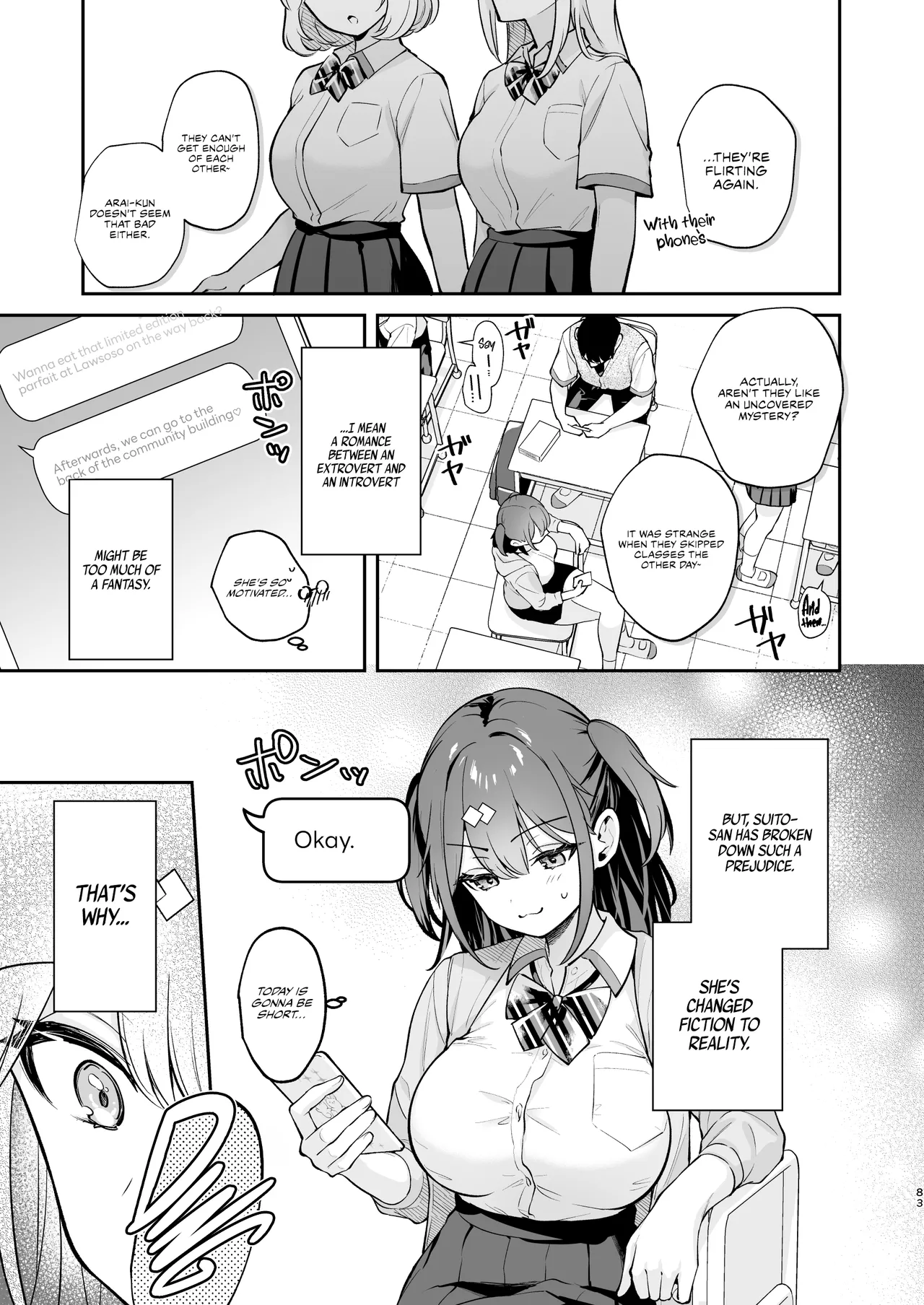 [Calm White (Mashiro Shirako)] Ero Shousetsu Mitai na Seishun H o YouCha Kanojo no Suito-san to - Better than fiction 2 [English] [Rirare Translation] [Digital] page 84 original parody - sole female sole male hentai manga - read online free