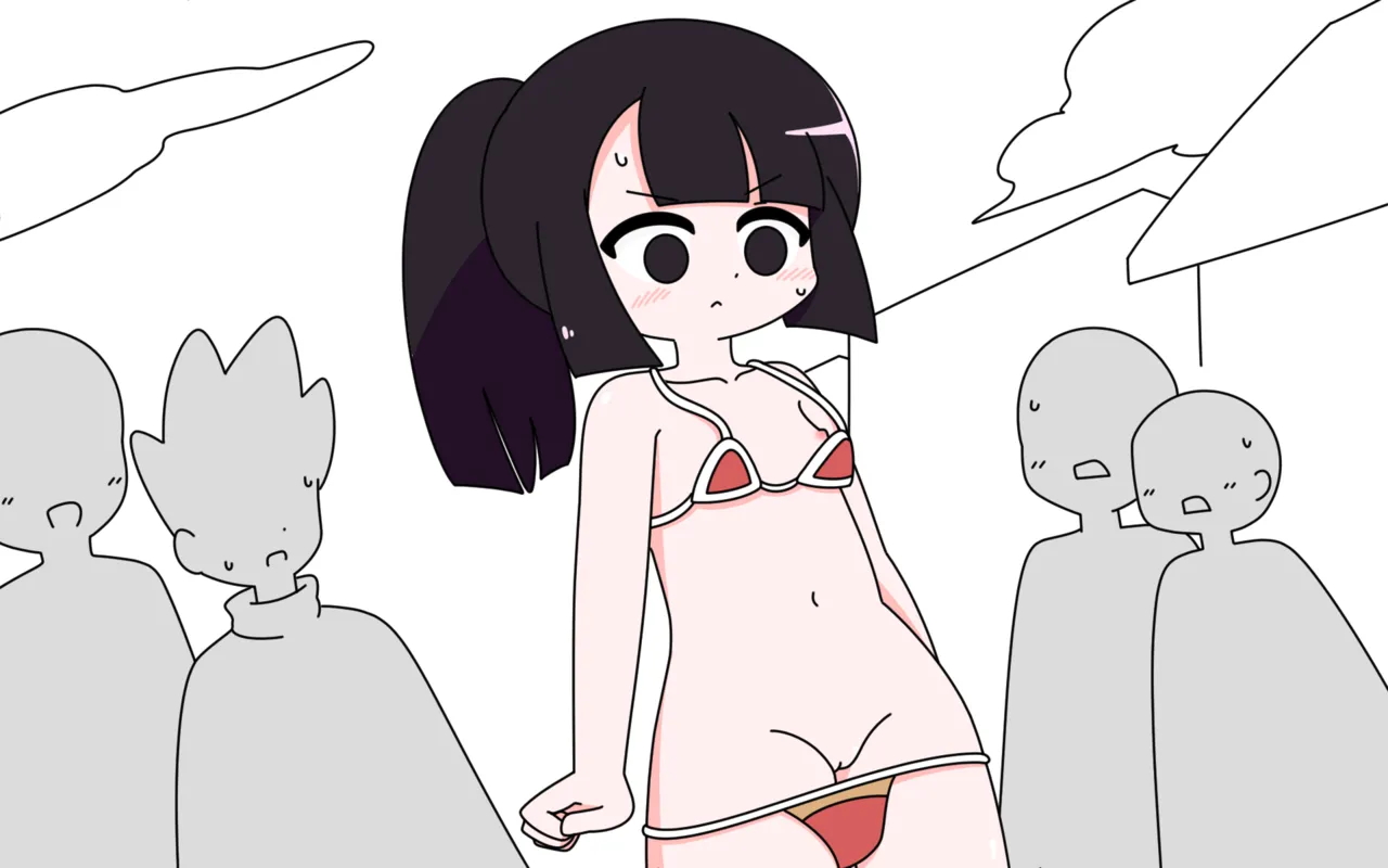 Soubi ga Yuruyuru de Iroiro Maru Mie page 19 original parody - bikini ponytail hentai manga - read online free