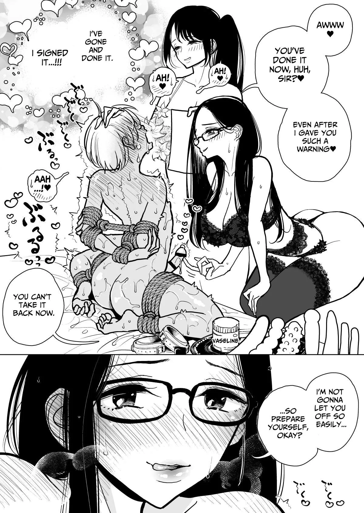 Masturbation Pleasure Hell Course Treatment Contract Shuin Kairaku Jigoku Kosu Sejutsu Dōisho page 49 original parody - sole male stockings hentai manga - read online free