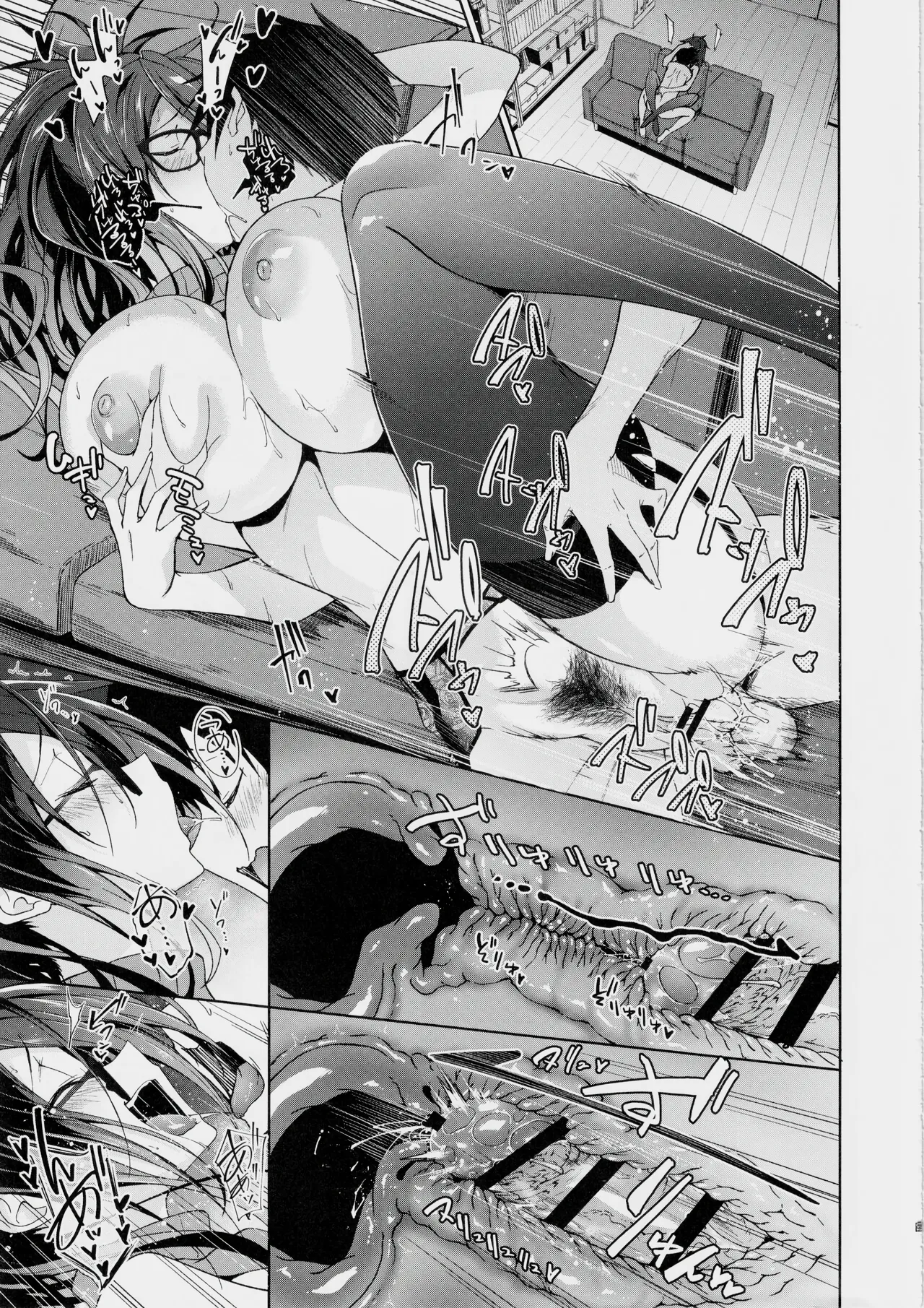 [Alkaloid no Baketu (Mizoguchi Gelatin)] Kyonyuu Megane Dosukebe Oneee-san ni Fudeoroshi Gyaku Ra Sex de Moteasobareru. | Teased and Toyed with by a Busty, Glasses-wearing, Lewd Older Sister in Reverse Virginity-Loss Sex. [English][RestScans] page 20 original parody - sole female sole male hentai manga - read online free