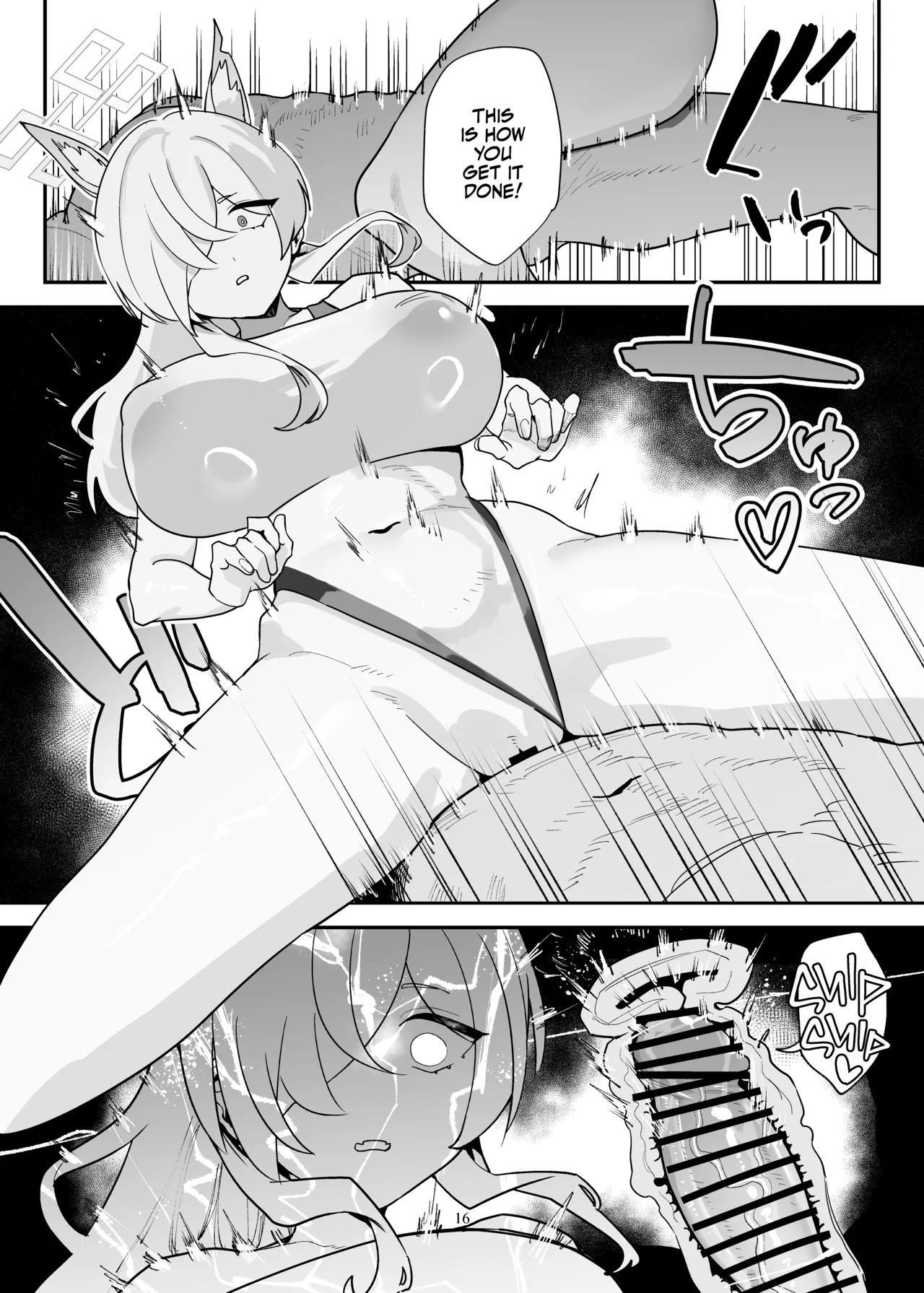 Doggystyle Discipline page 16 featuring sensei blue archive parody - sole female sole male hentai manga - read online free