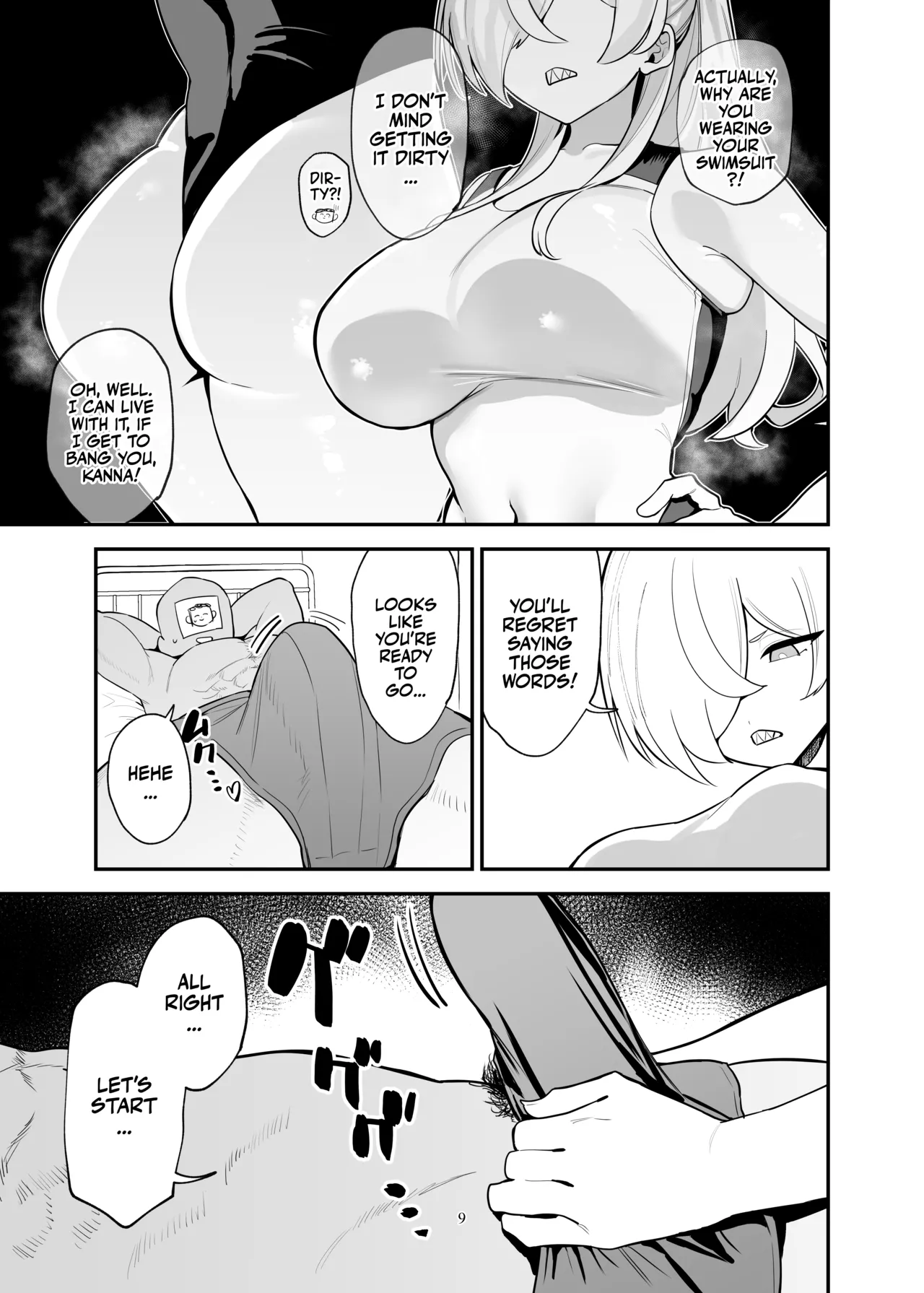 Doggystyle Discipline page 9 featuring sensei blue archive parody - sole female sole male hentai manga - read online free