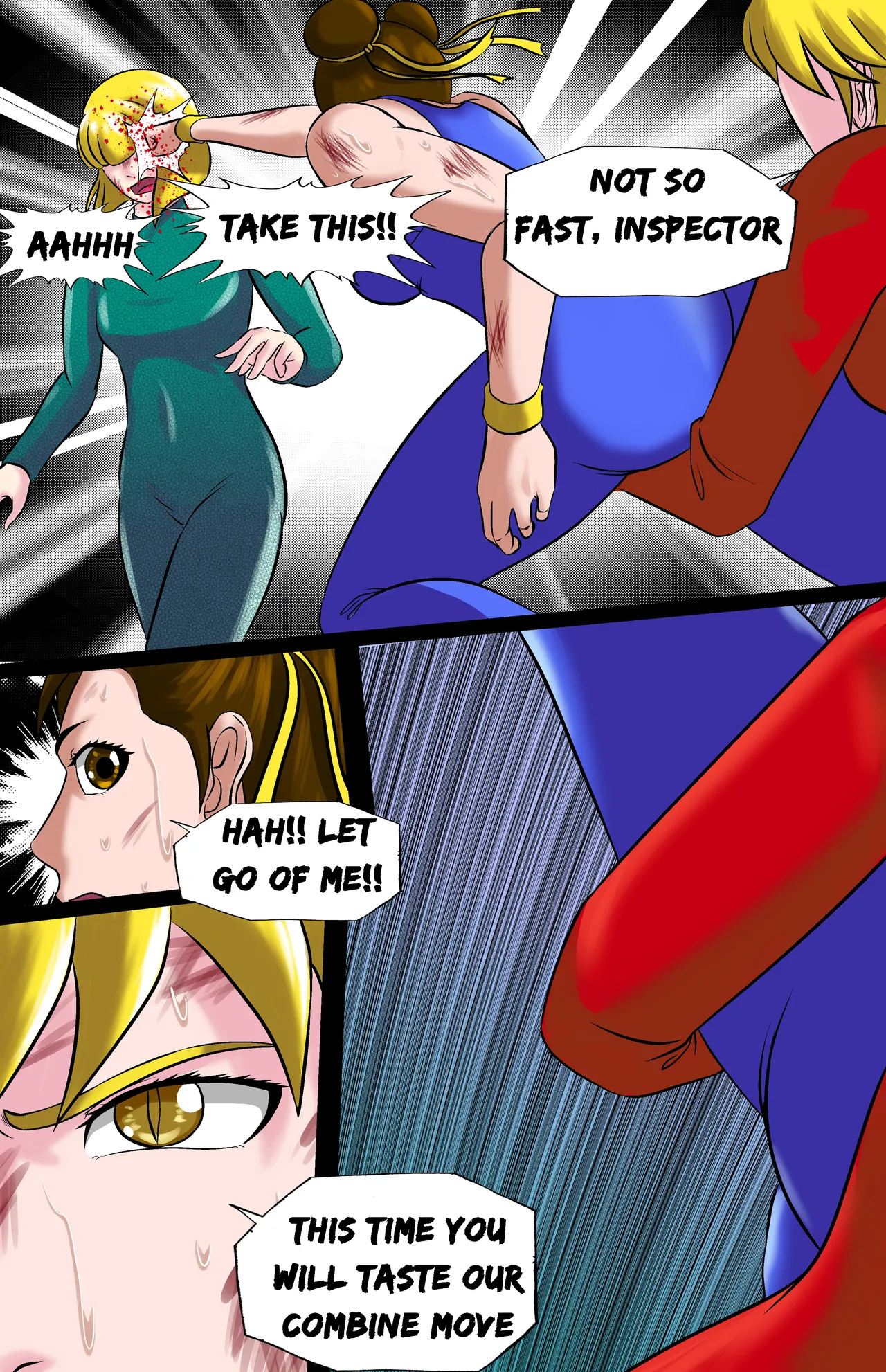 Revenge page 153 featuring chun-li street fighter parody - full color ryona hentai manga - read online free