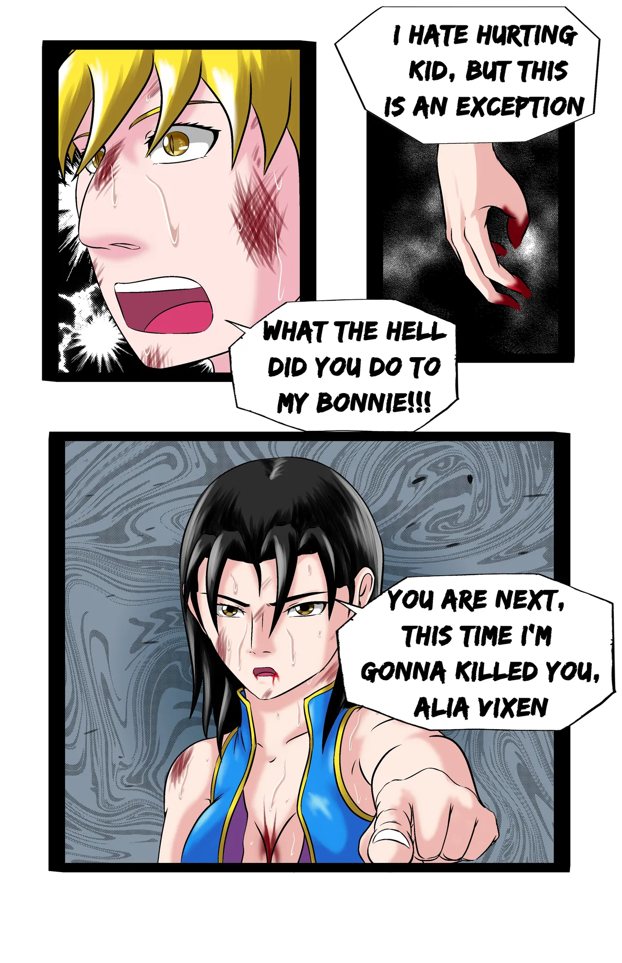 Revenge page 157 featuring chun-li street fighter parody - full color ryona hentai manga - read online free