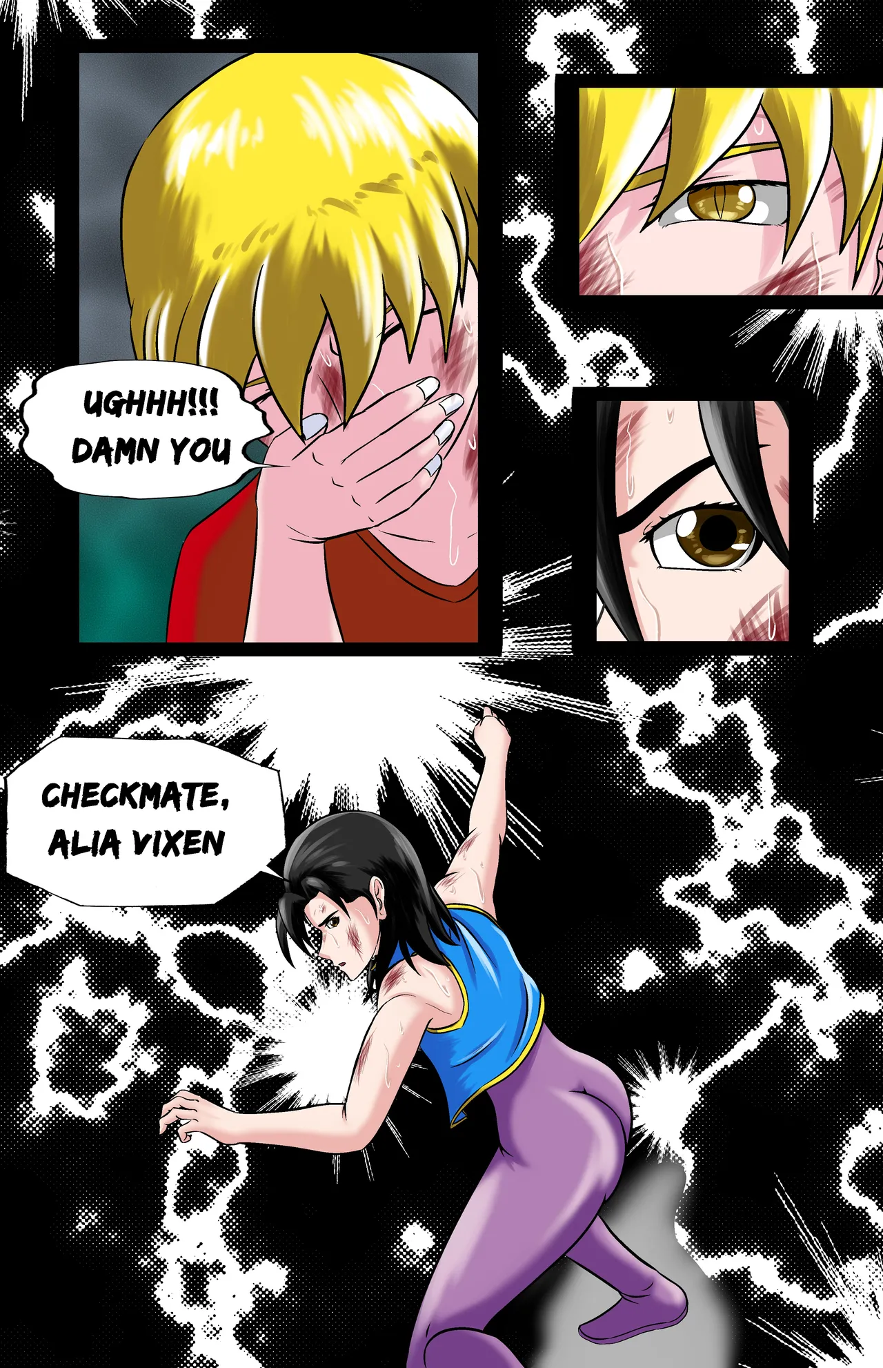 Revenge page 161 featuring chun-li street fighter parody - full color ryona hentai manga - read online free