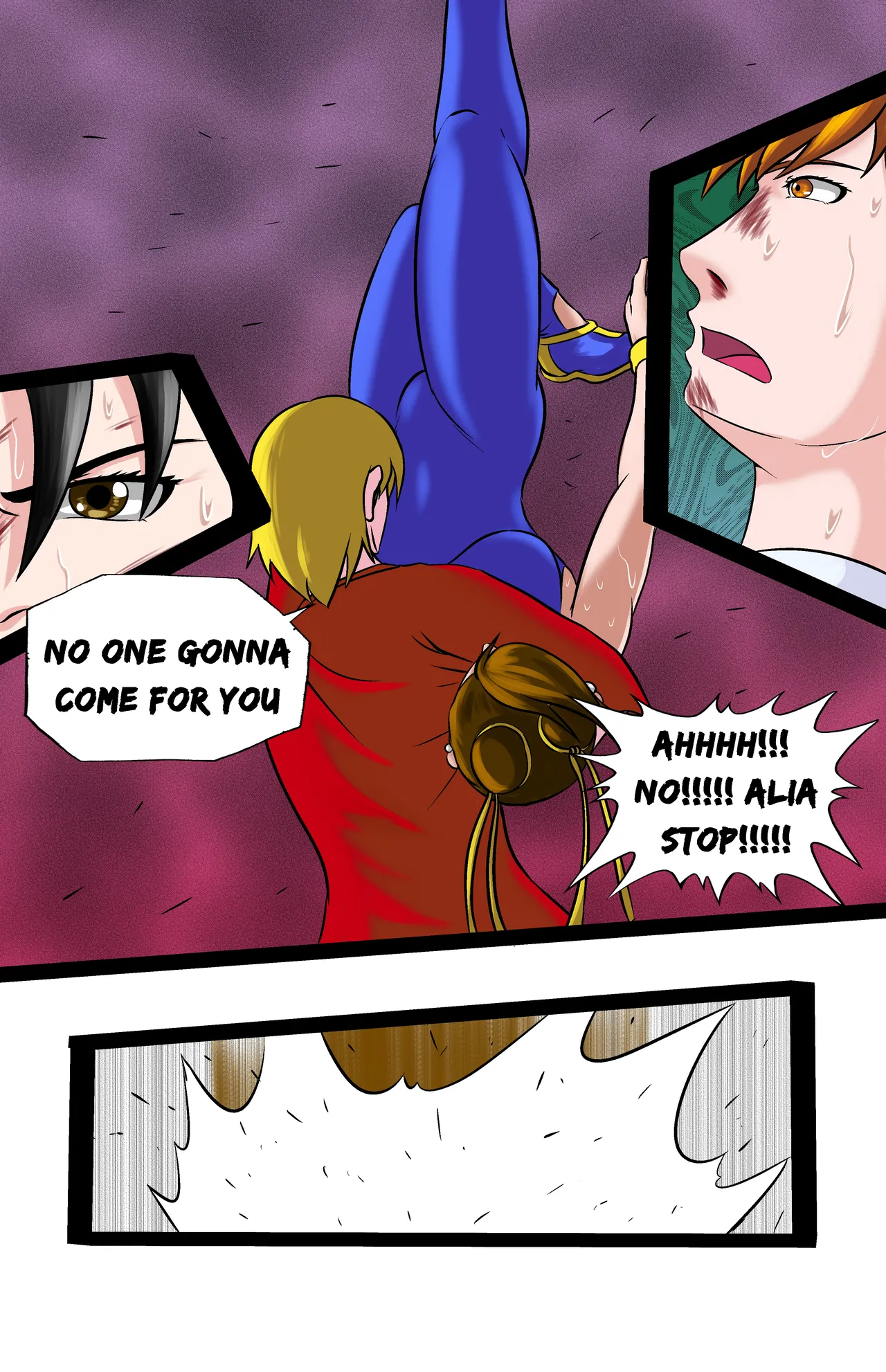 Revenge page 169 featuring chun-li street fighter parody - full color ryona hentai manga - read online free