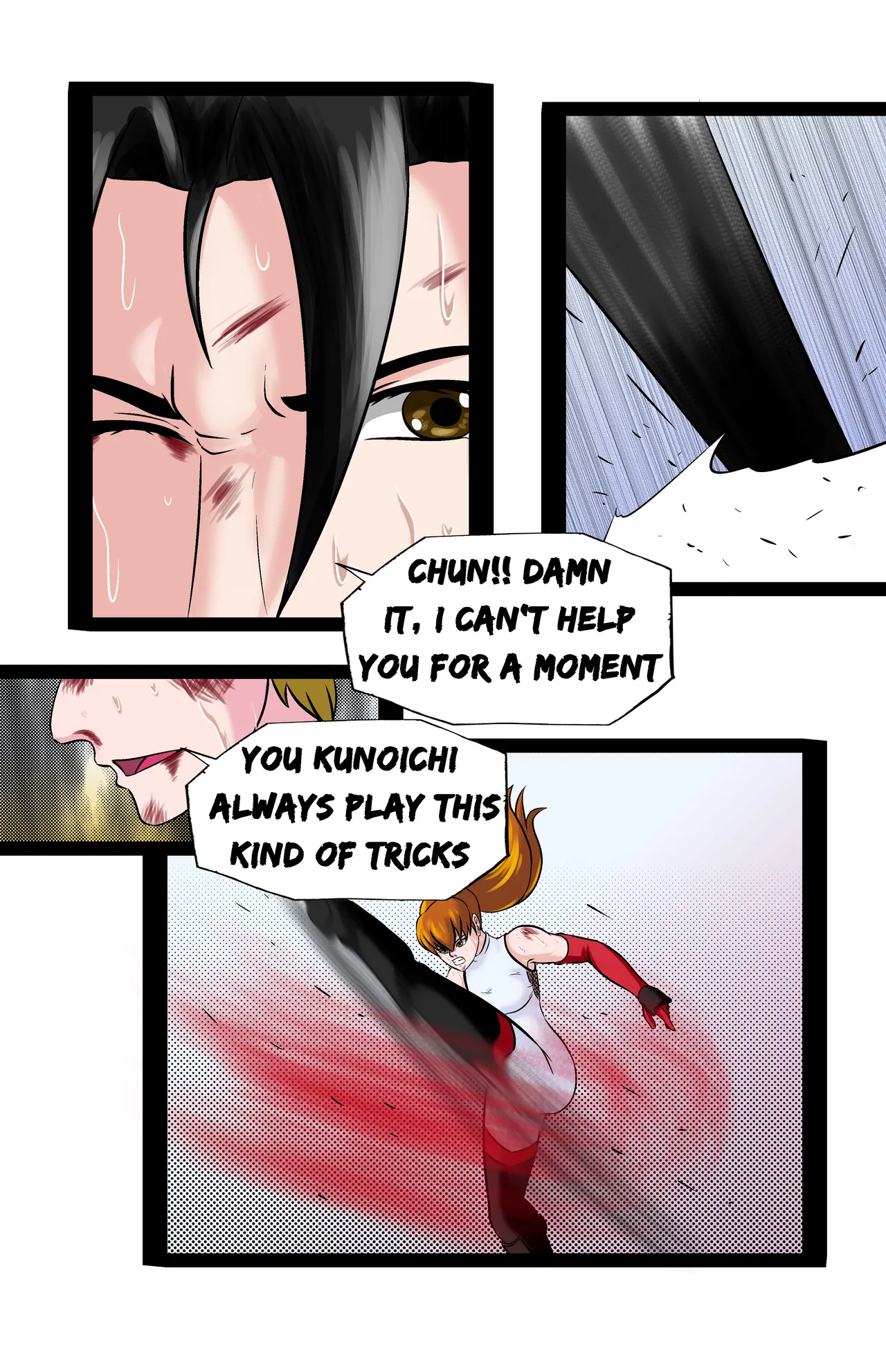 Revenge page 171 featuring chun-li street fighter parody - full color ryona hentai manga - read online free