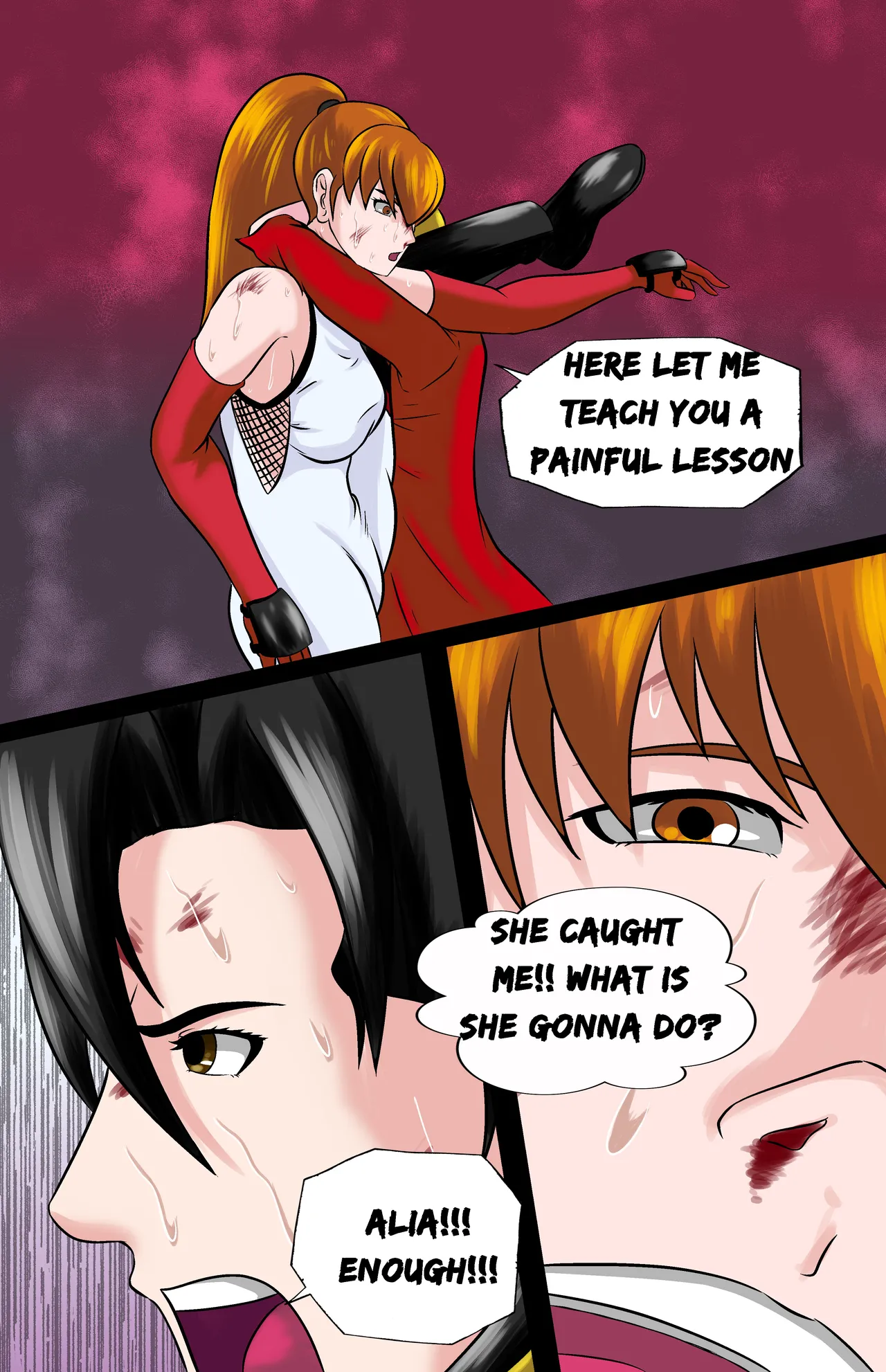 Revenge page 172 featuring chun-li street fighter parody - full color ryona hentai manga - read online free