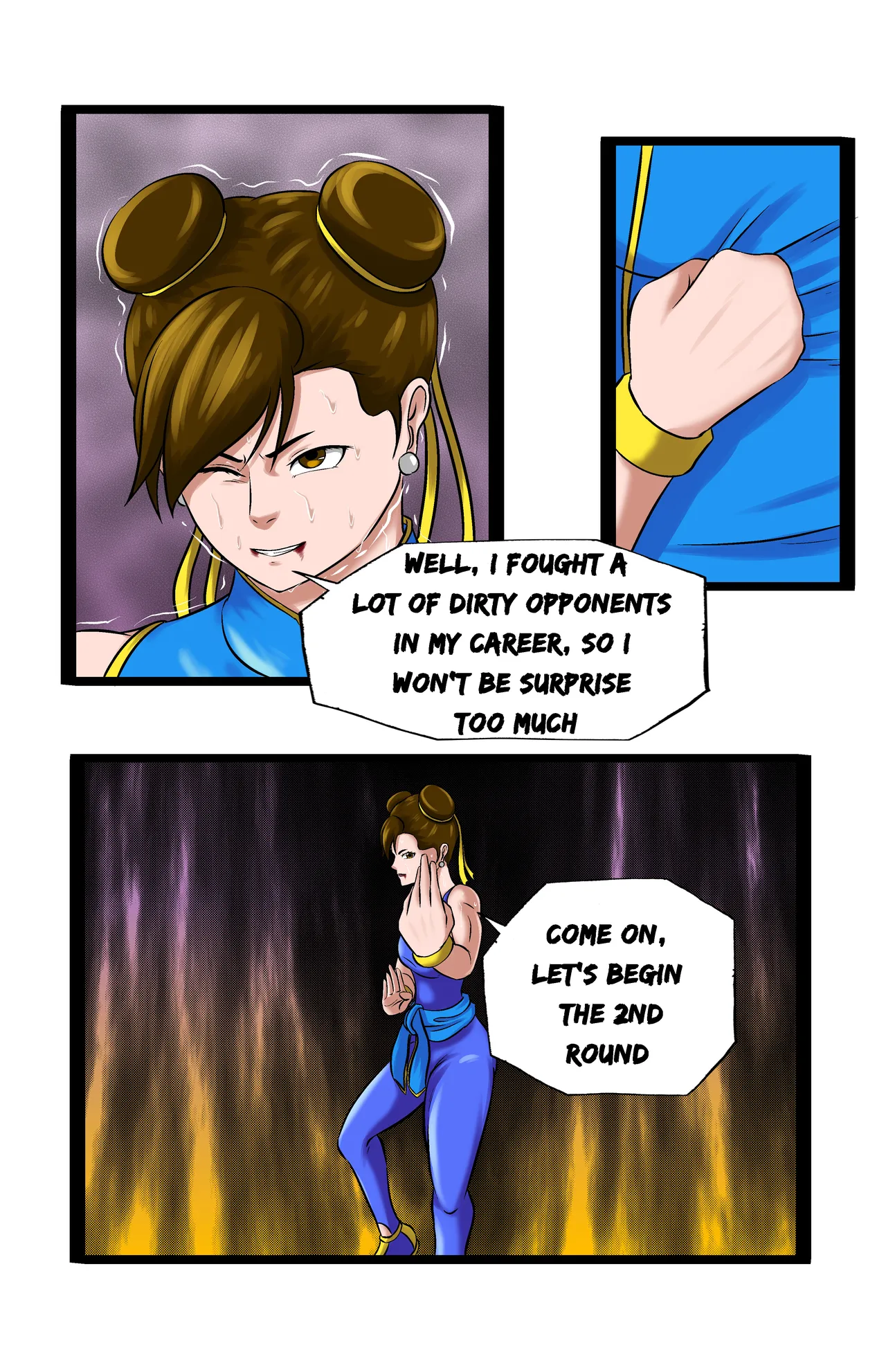 Revenge page 51 featuring chun-li virtua fighter parody - full color ryona hentai manga - read online free