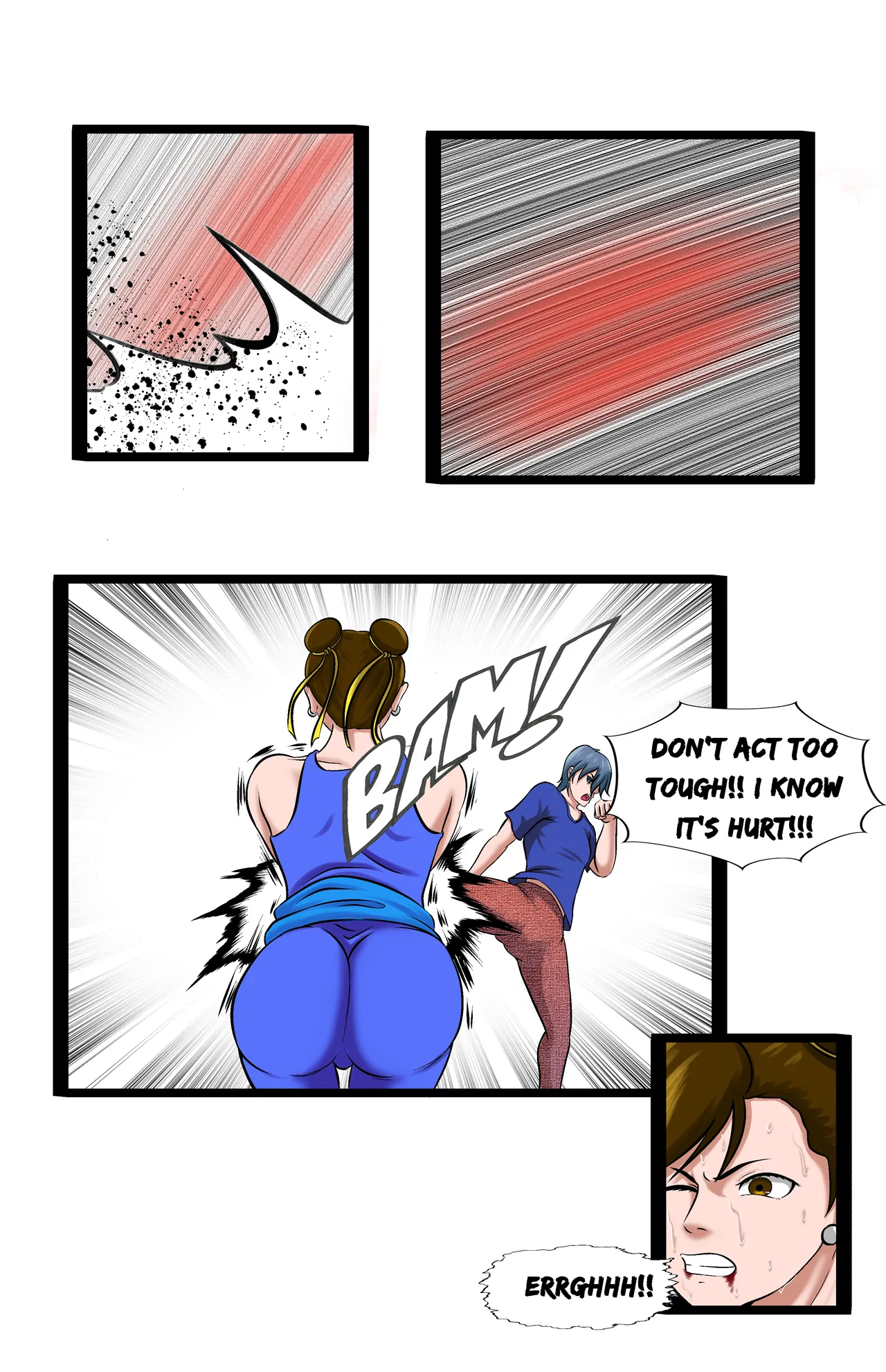 Revenge page 52 featuring jun kazama virtua fighter parody - ryona full color hentai manga - read online free