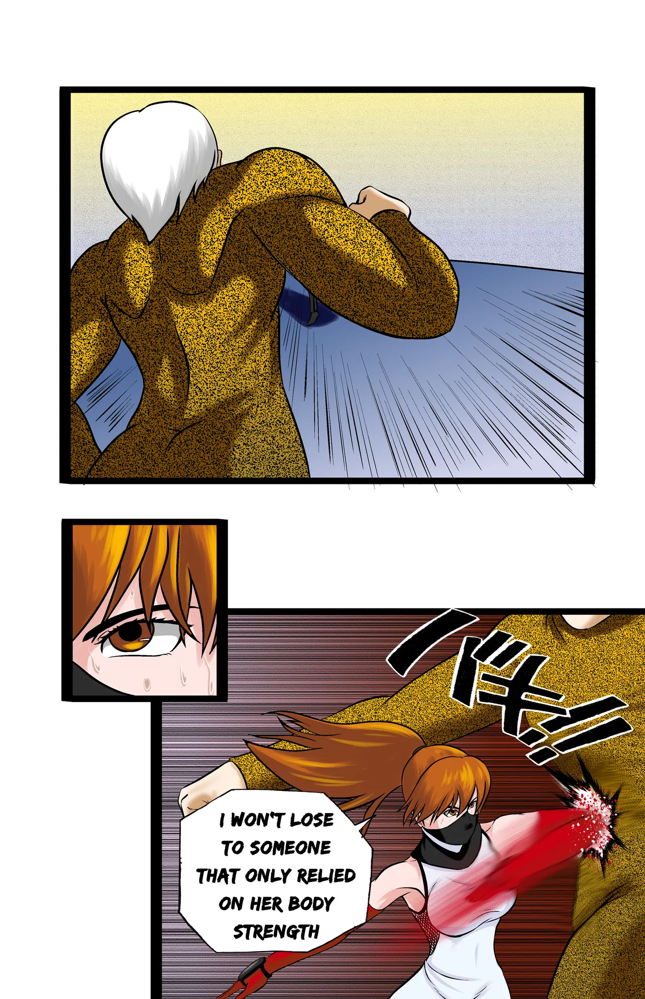 Revenge page 59 featuring chun-li virtua fighter parody - full color ryona hentai manga - read online free