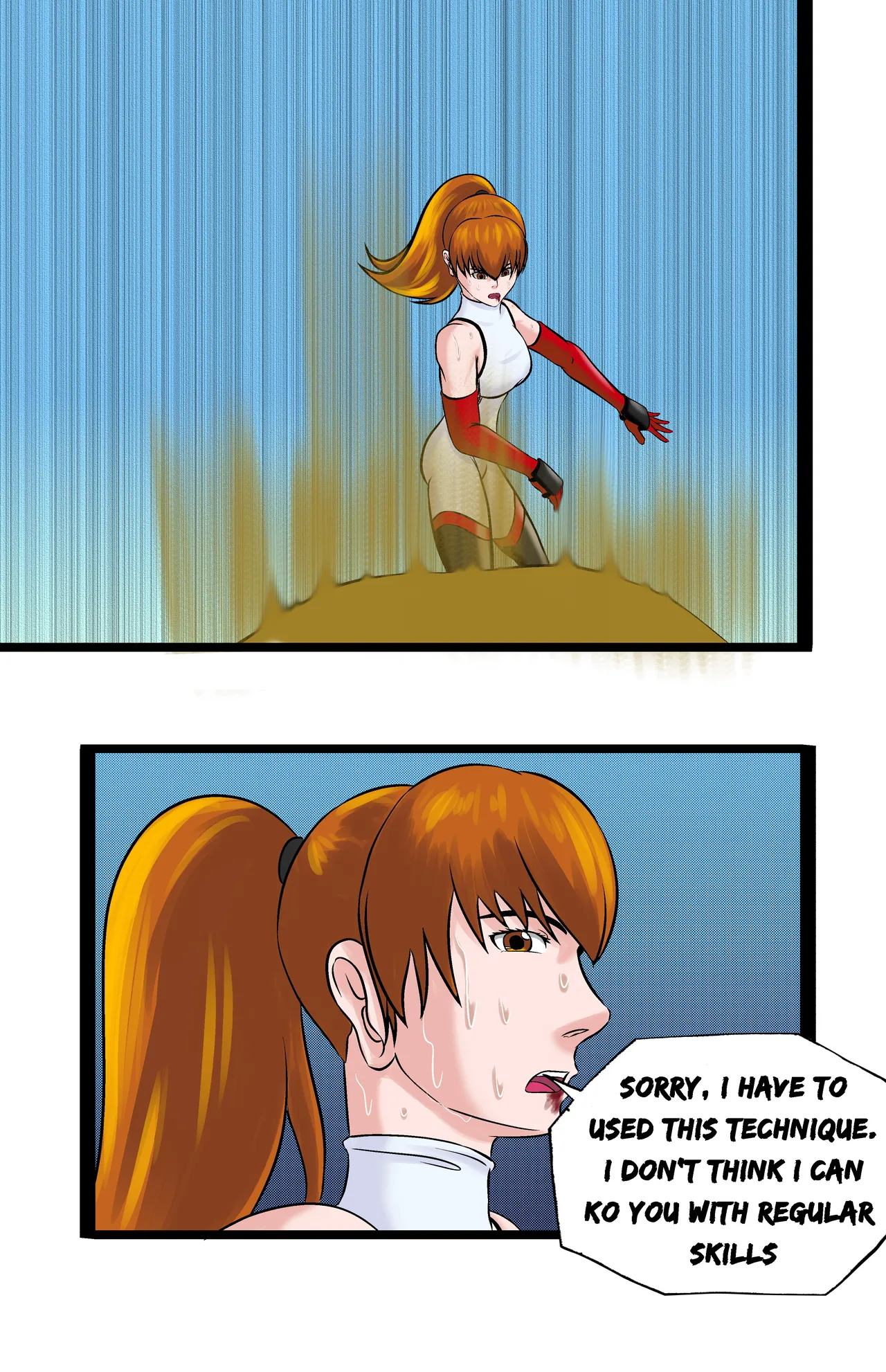 Revenge page 72 featuring chun-li street fighter parody - full color ryona hentai manga - read online free