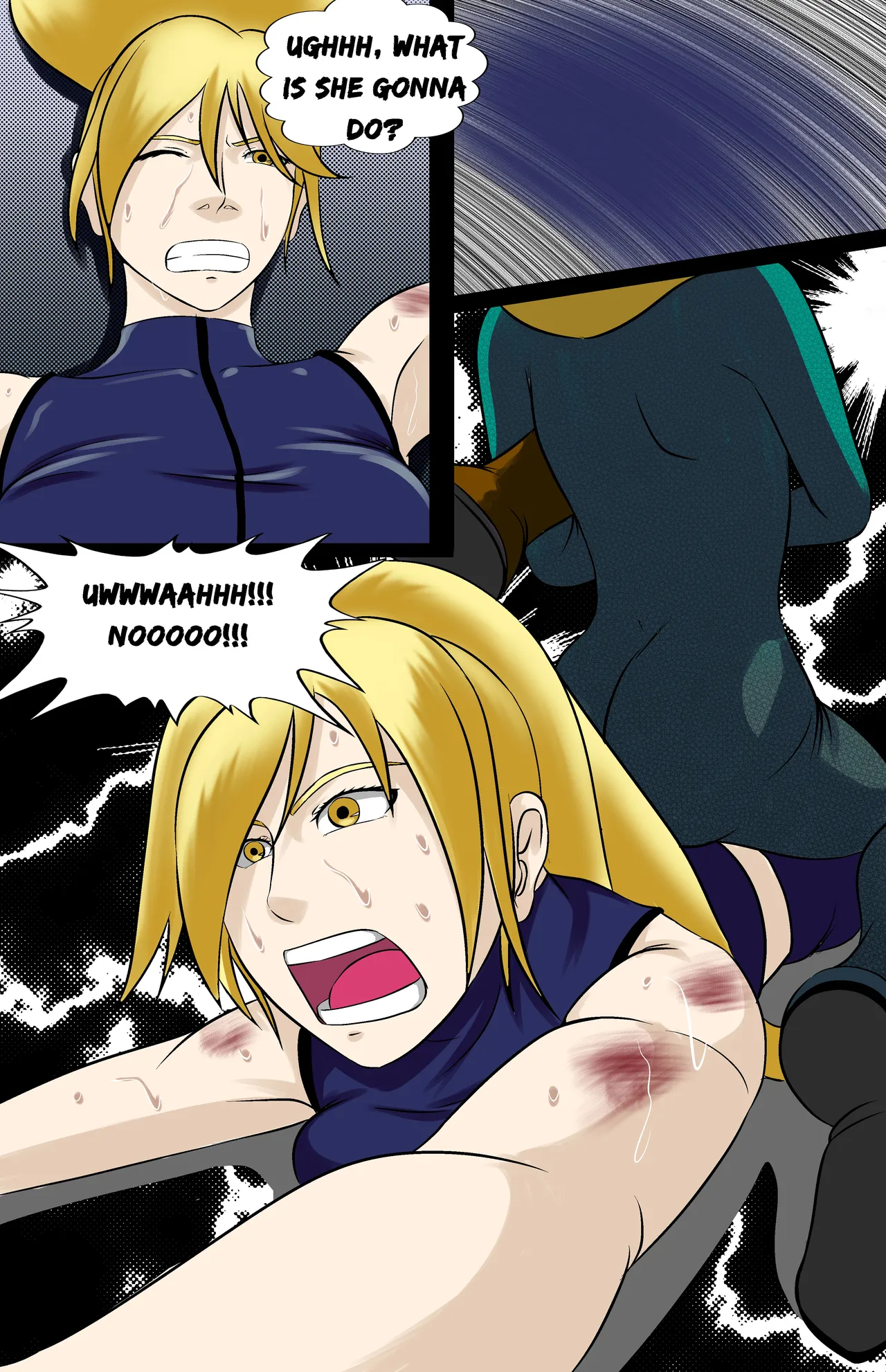 Revenge page 76 featuring jun kazama dead or alive parody - ryona full color hentai manga - read online free