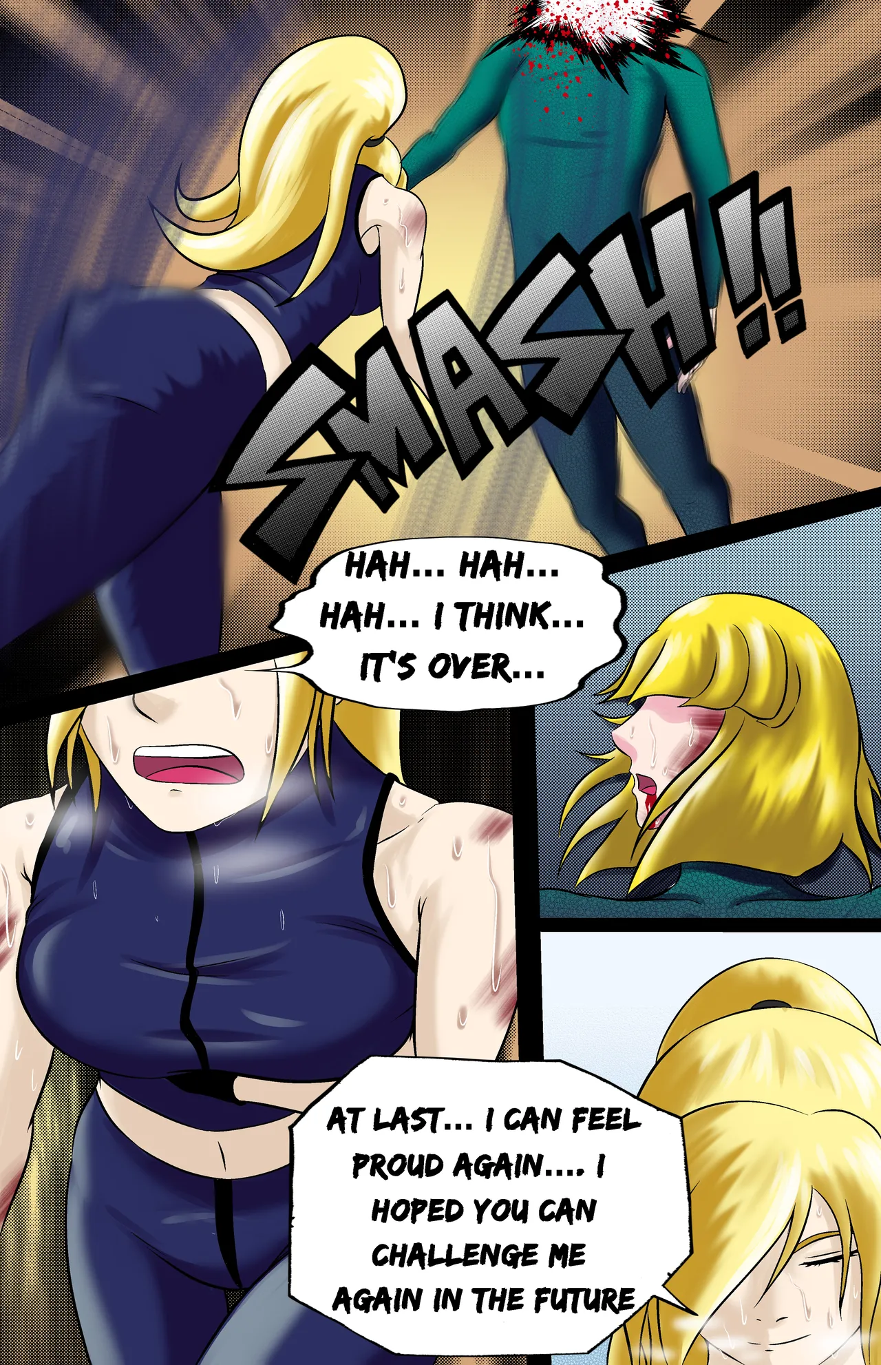 Revenge page 98 featuring chun-li street fighter parody - full color ryona hentai manga - read online free