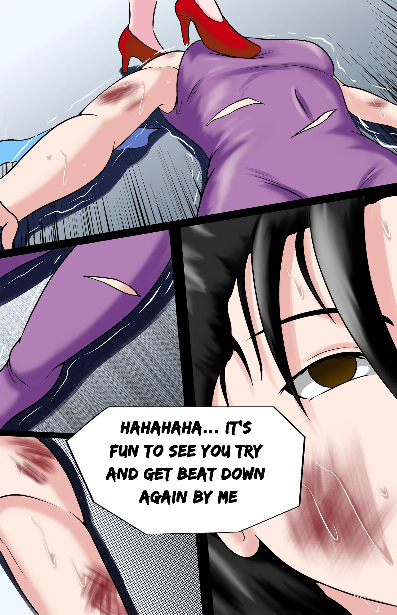 Revenge page 99 featuring jun kazama dead or alive parody - ryona full color hentai manga - read online free