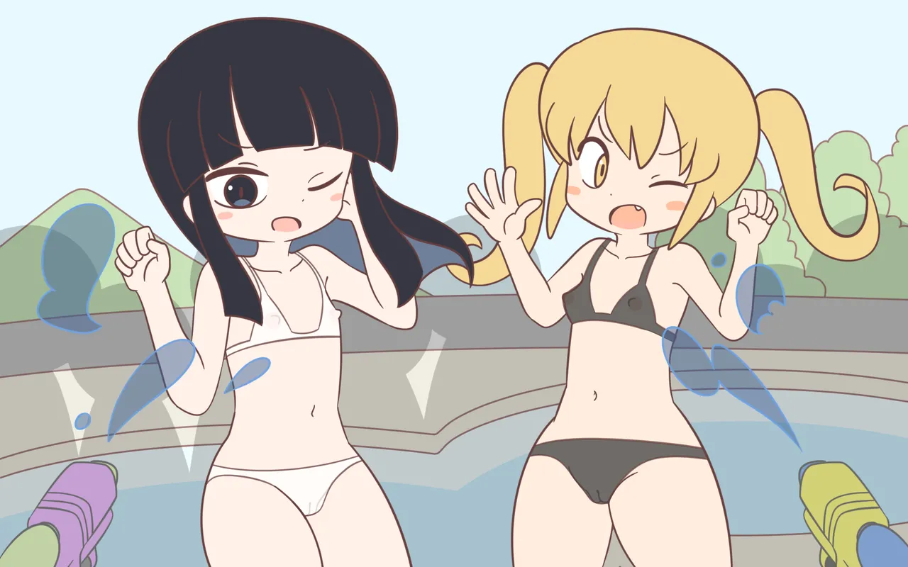 Mizugi ga Tokeru Dokkiri page 85 original parody - humiliation females only hentai manga - read online free