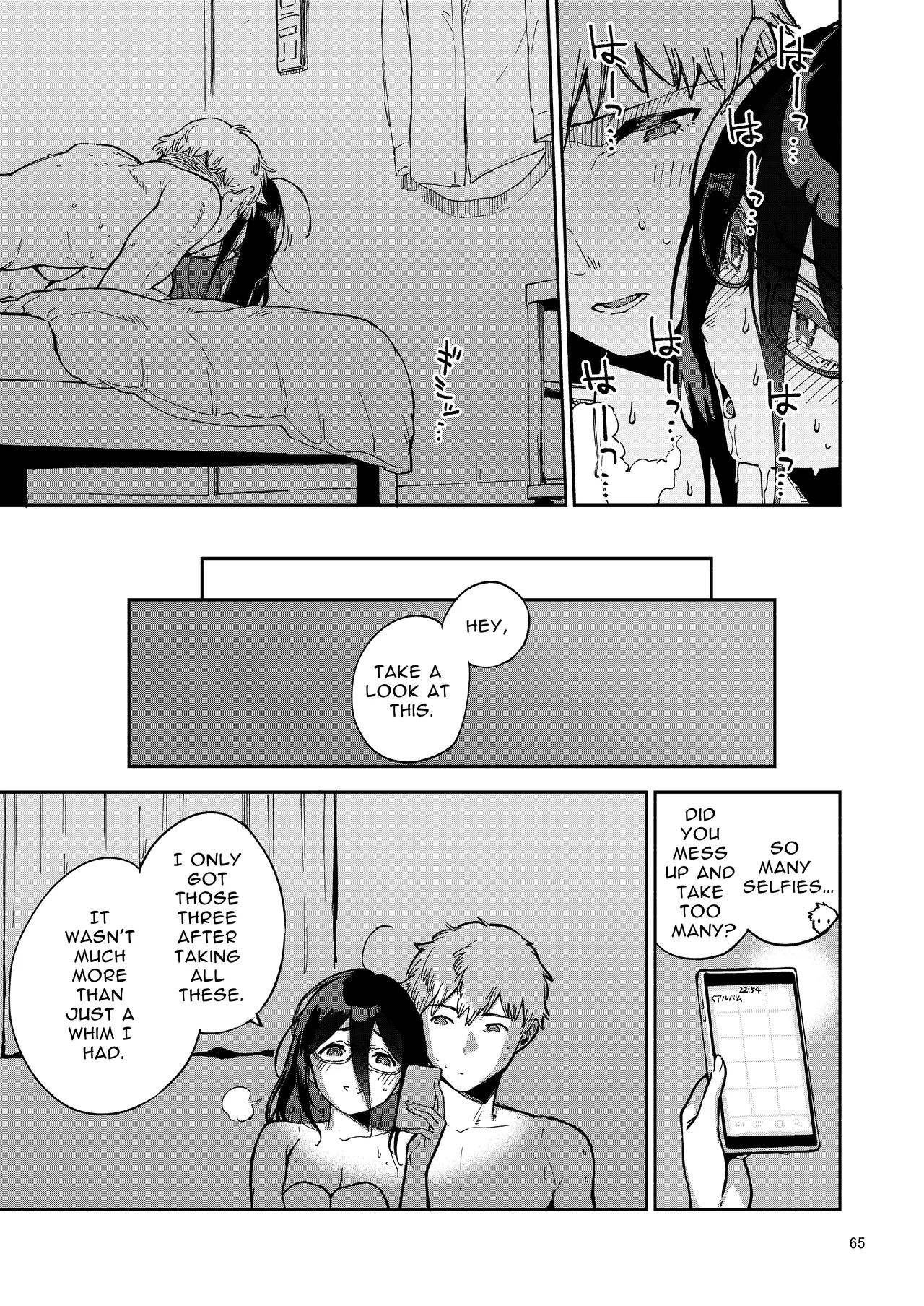 Tonari no Ayane-san Itazura Jidori to Oshioki Ecchi Hen | My Neighbor Ayane page 65 original parody - big breasts unusual pupils hentai manga - read online free