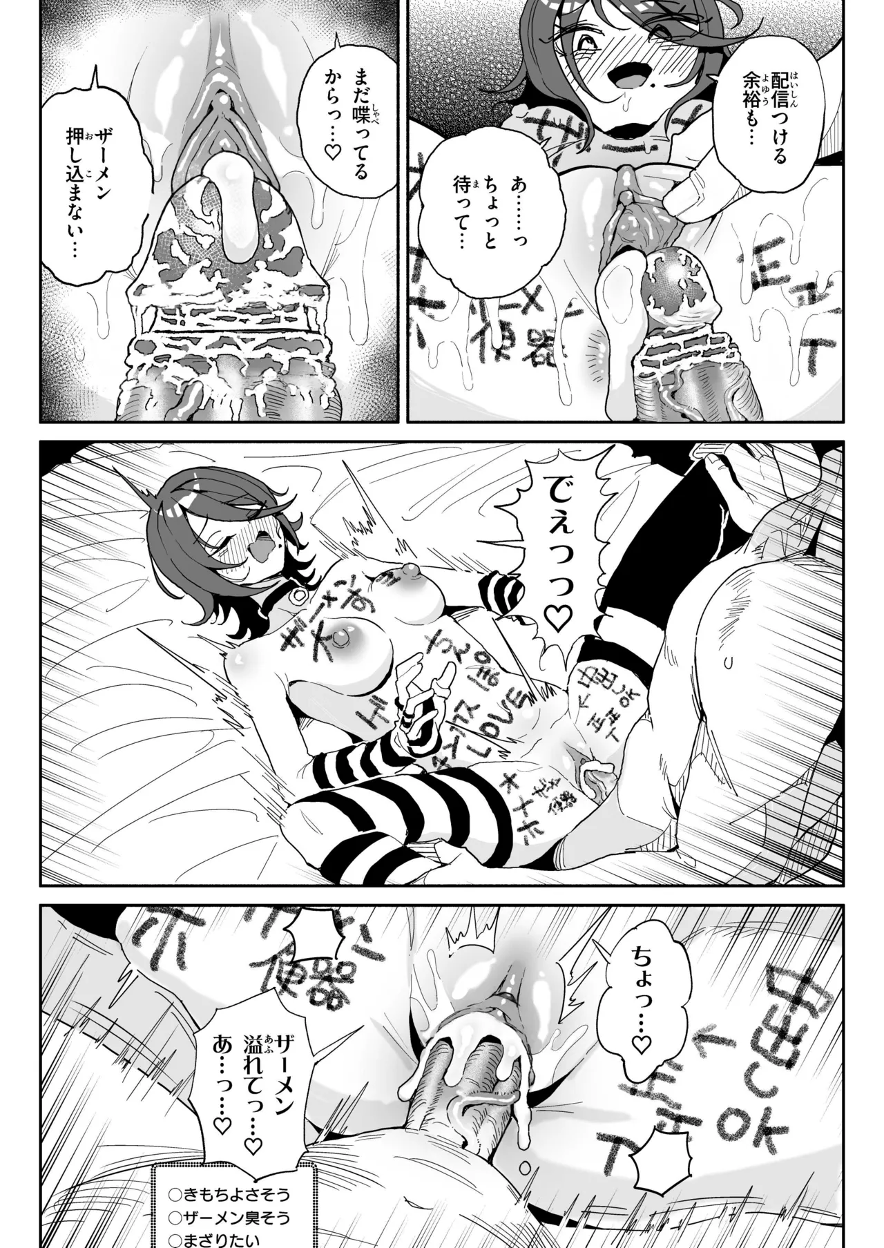 Chin Kagi Kei Haishinsha Isshuukan Chinkasu Zamen Seikatsu page 28 original parody - group uncensored hentai manga - read online free