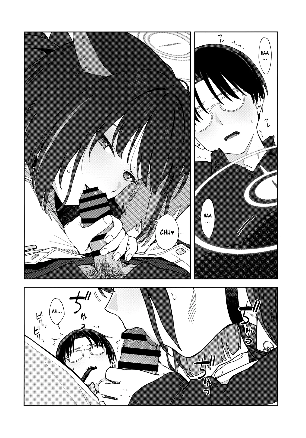 Konya wa Kuroneko to. | A Night with a Black Cat. page 17 featuring kazusa kyouyama blue archive parody - sole female sole male hentai manga - read online free