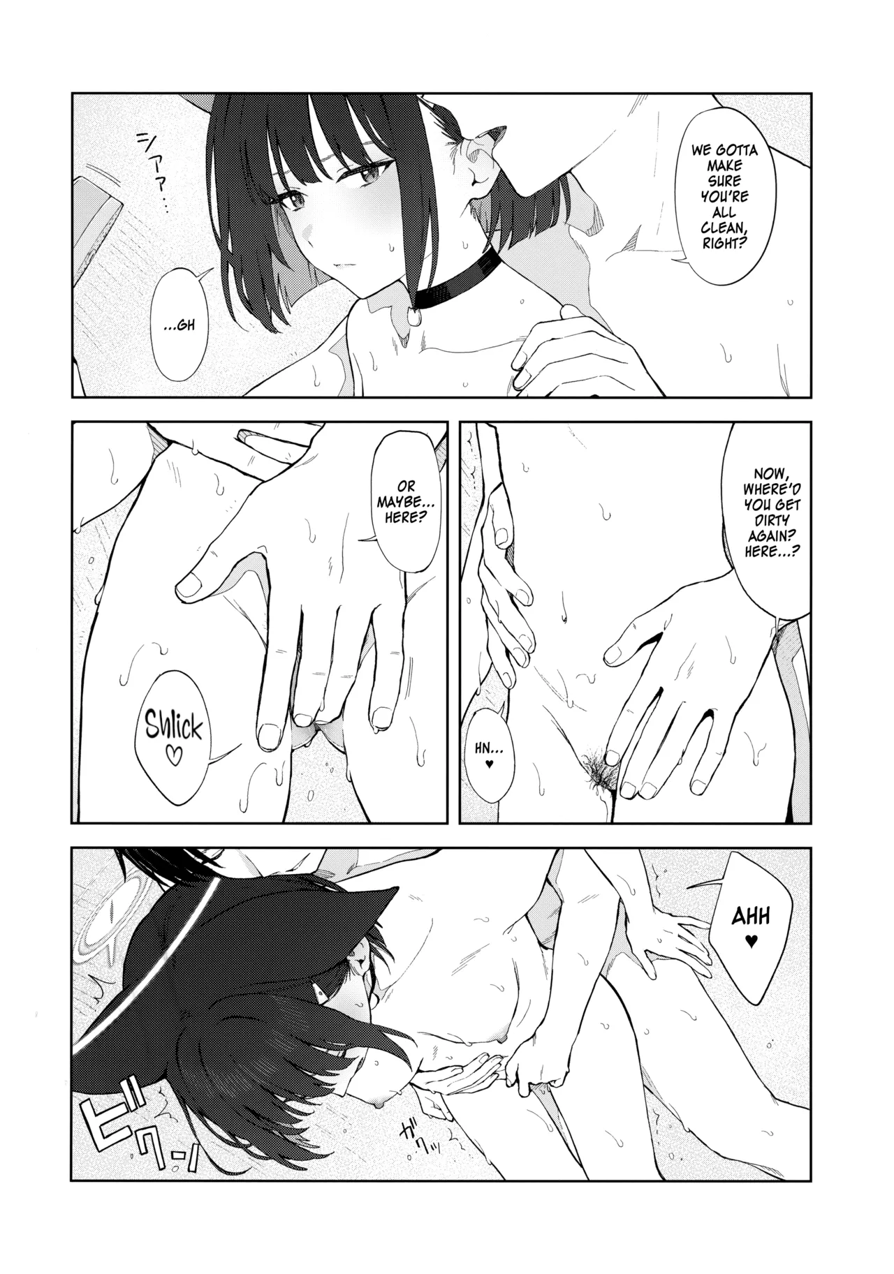 Konya wa Kuroneko to. | A Night with a Black Cat. page 25 featuring sensei blue archive parody - collar catgirl hentai manga - read online free