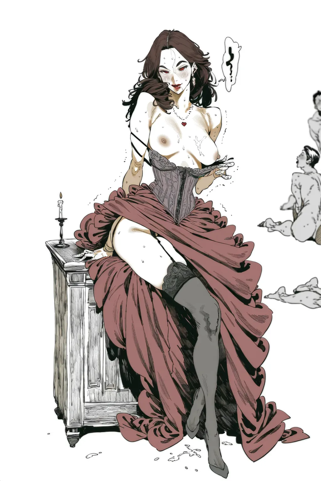 SUCCUBUS WORLD page 312 - nakadashi femdom hentai manga - read online free