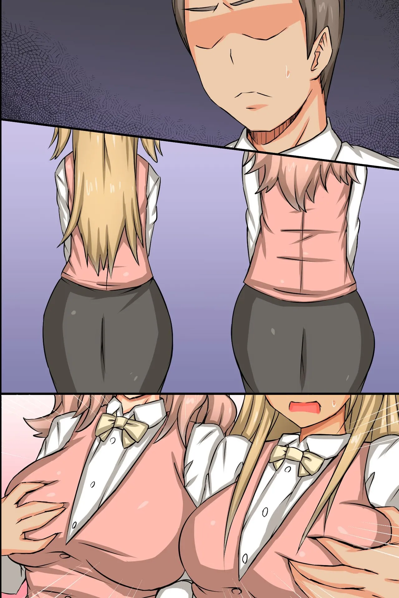 Bitch OL to Mainichi Ecchi Shimakuri Harem Office page 80 original parody - business suit group hentai manga - read online free