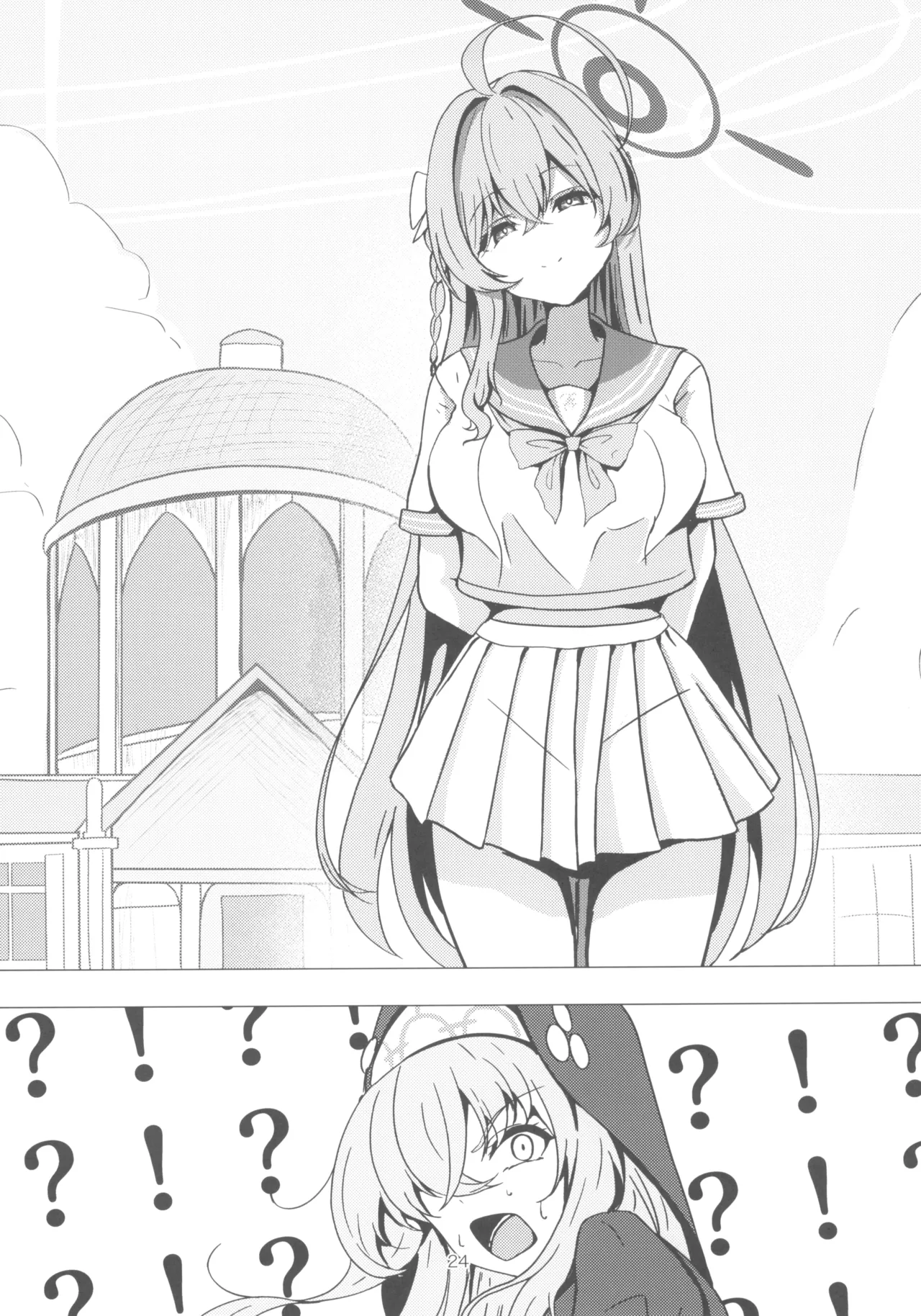 Sakurako-sama wa Benkyou Shitai page 23 featuring sakurako utazumi blue archive parody - sole female masturbation hentai manga - read online free