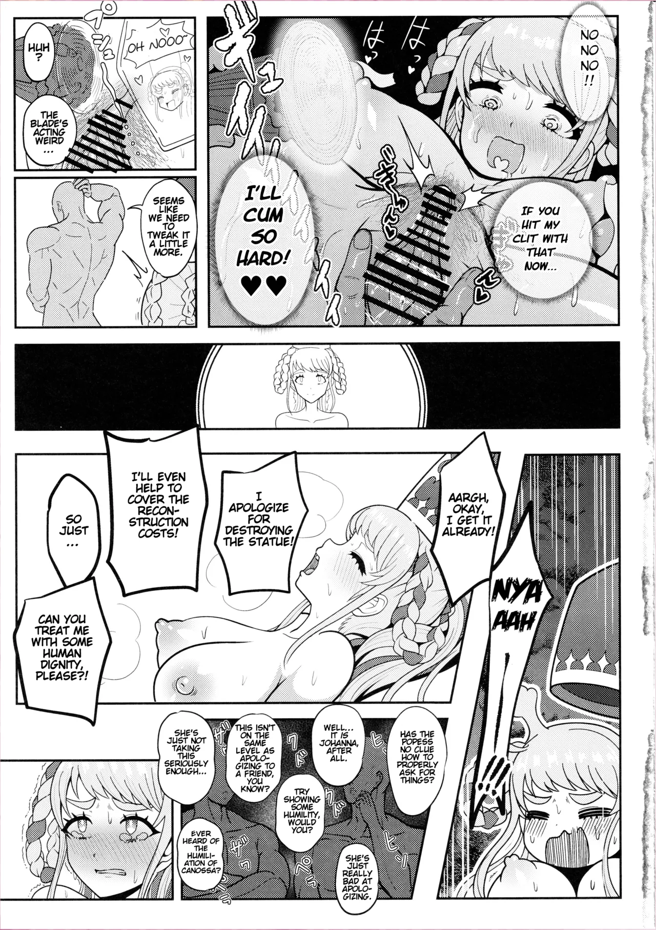 Johanna Hard page 23 featuring popess johanna fate grand order parody - sole female nakadashi hentai manga - read online free